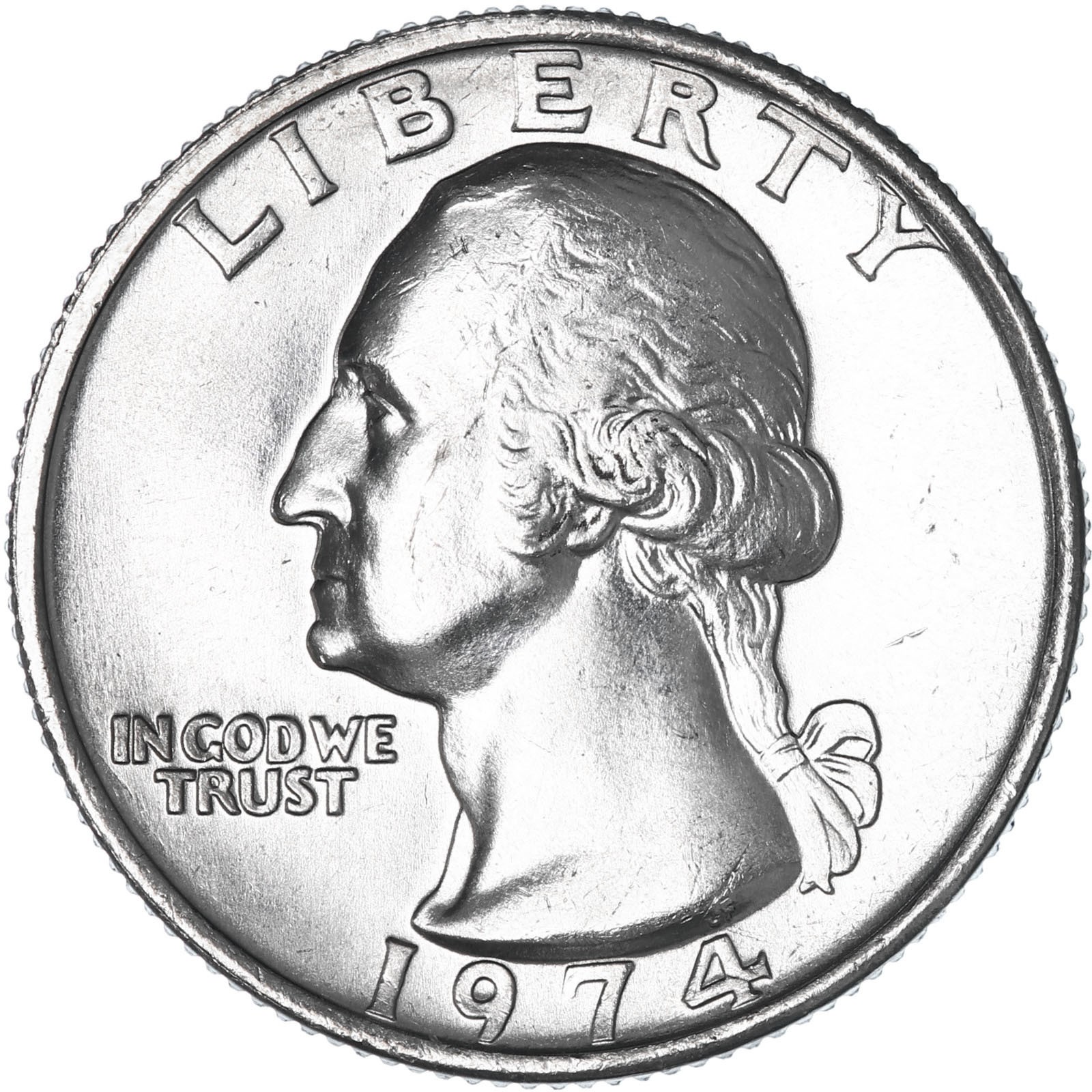 1974 (P) Washington Quarter BU US Coin