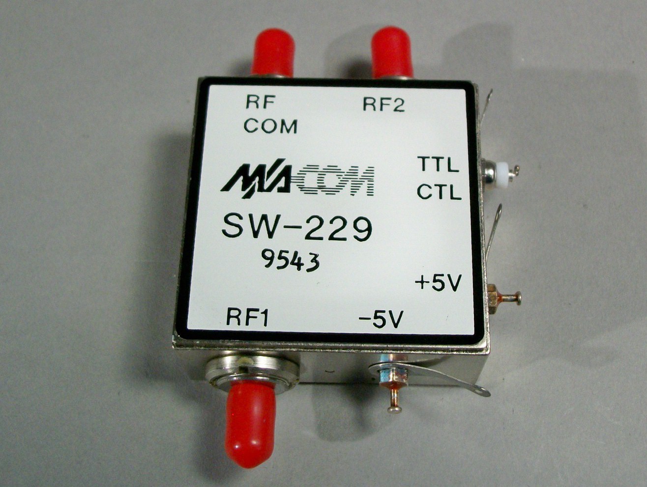 NOS - M/A-COM Macom SW-229 Gas Switch SPDT DC-2 GHz