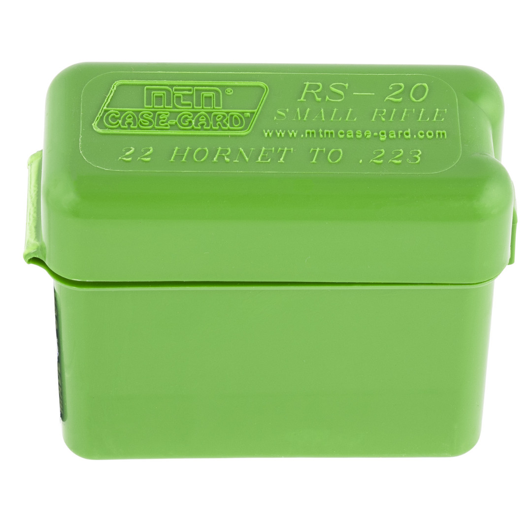 MTM Case-Gard RL-20-10 Ammo Box Belt Style 20rd 300 Win Mag 45-70 Green