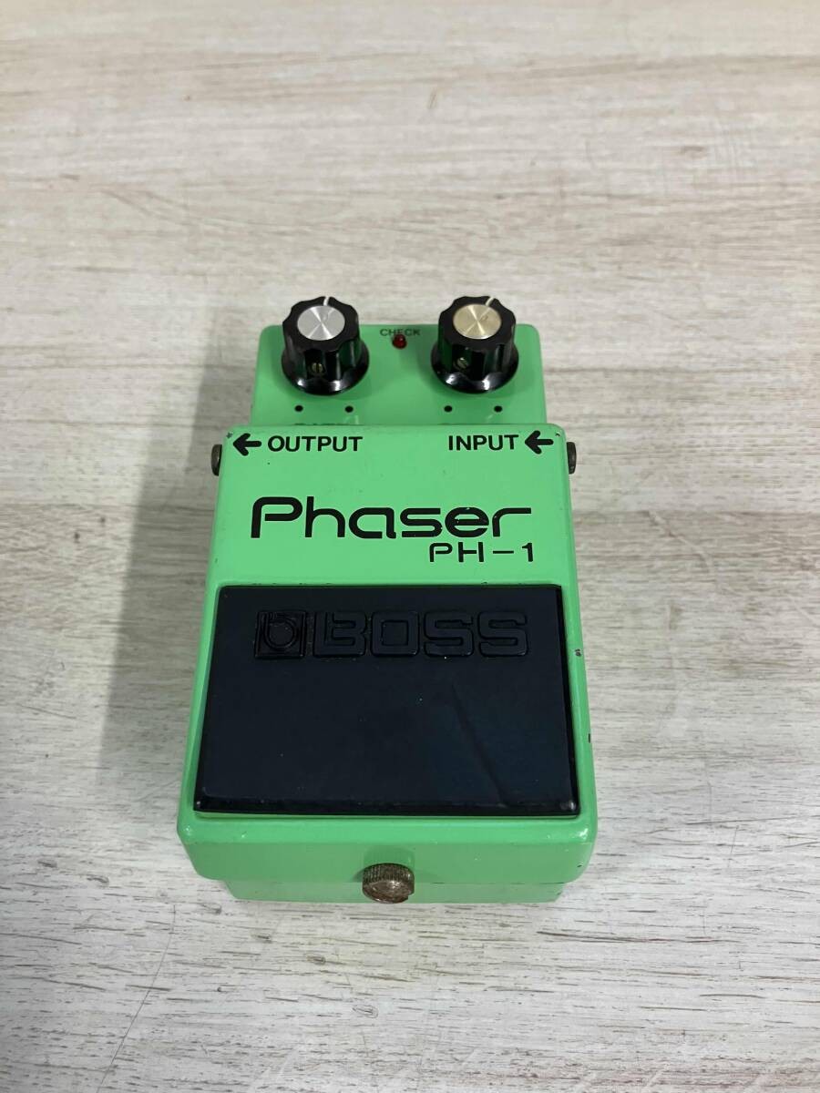 BOSS PH-1 Phaser Guitar Effect Pedal MIJ 1978 Skeleton Switch Used Japan