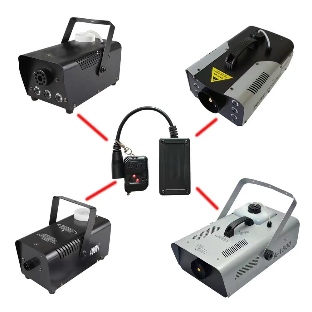 Fog Machine Remote Control Replacement Part and Receiver, for 400 500 900W Fo...