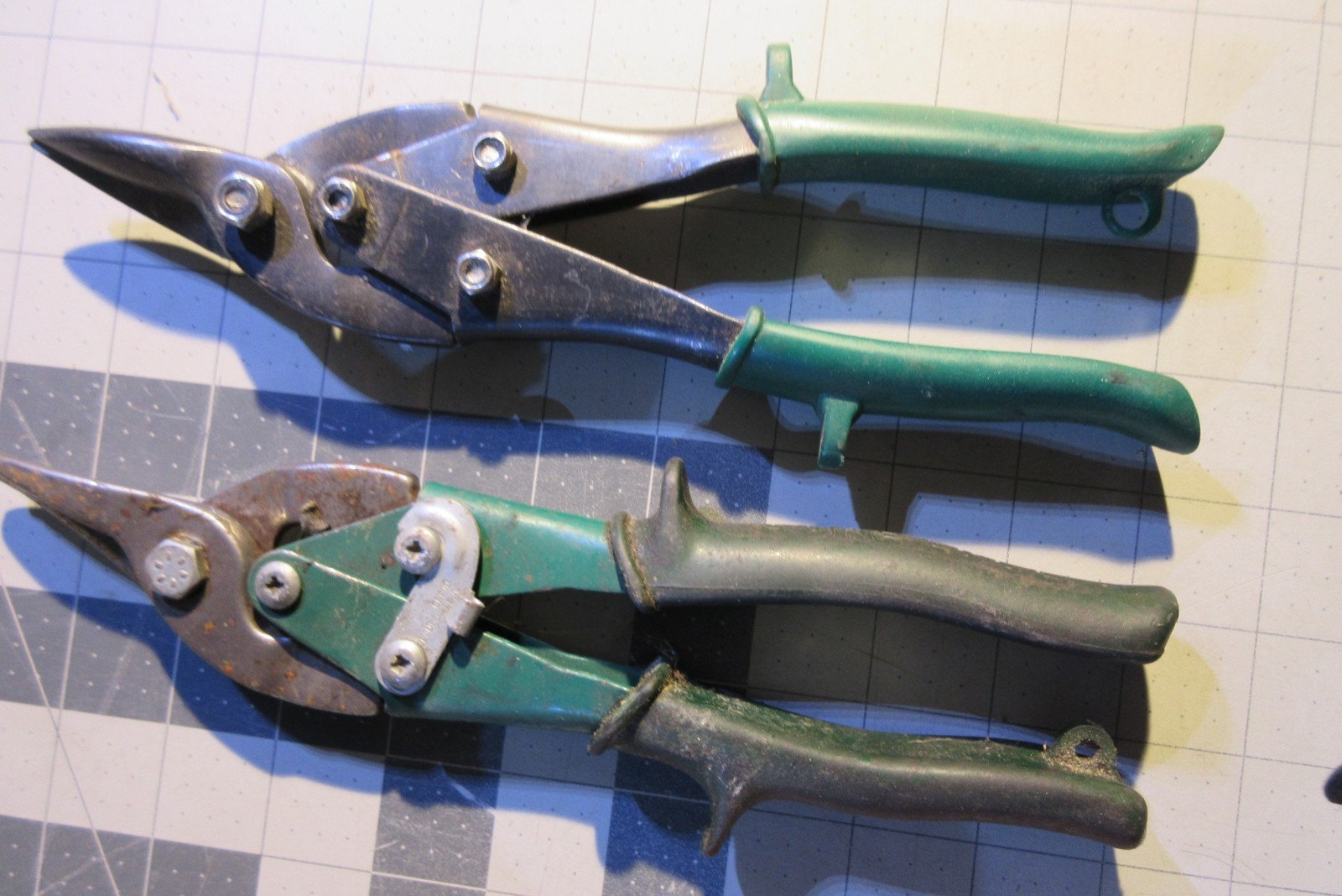 Tin Snips metal shears, lever type, prior owned