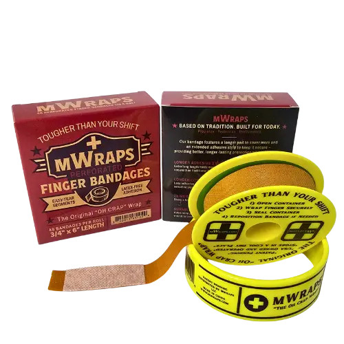 Mwraps ™ Finger Bandages on a Roll