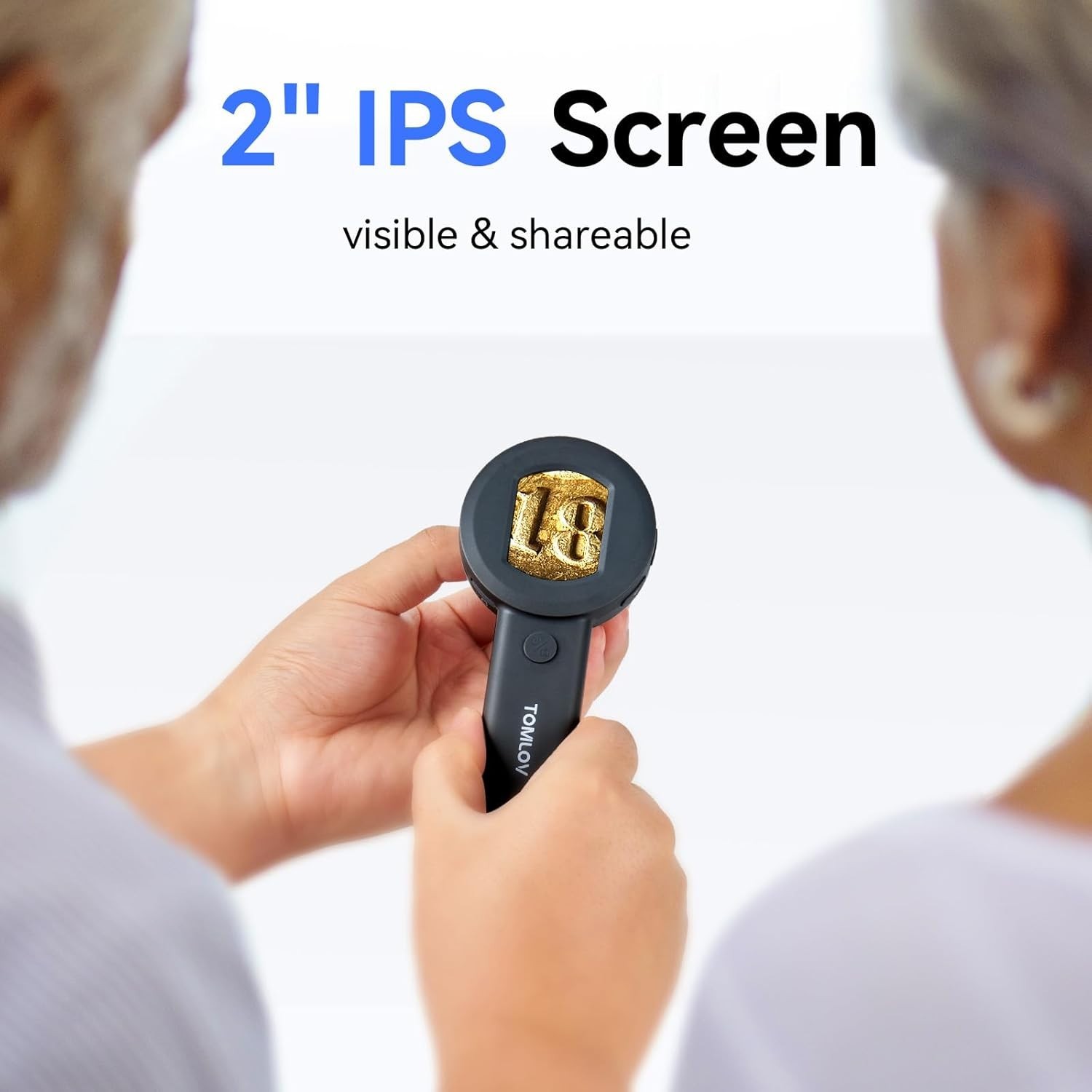 P10 Handheld Digital Microscope with 100X Magnification & 2" LCD for All Ages