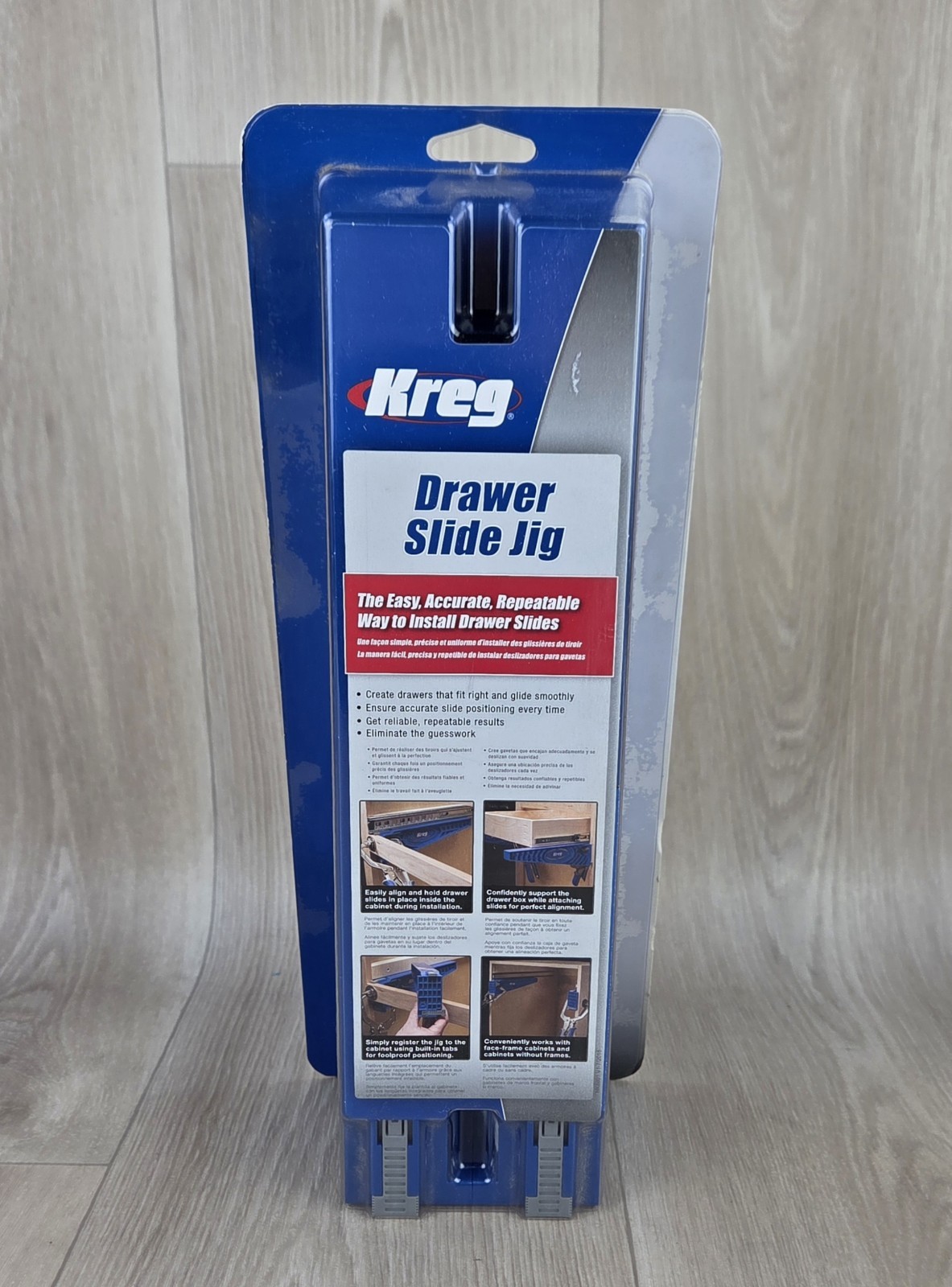 Kreg Drawer Slide Jig KHI-SLIDE Cabinetry Tool Accessory Made in USA NEW