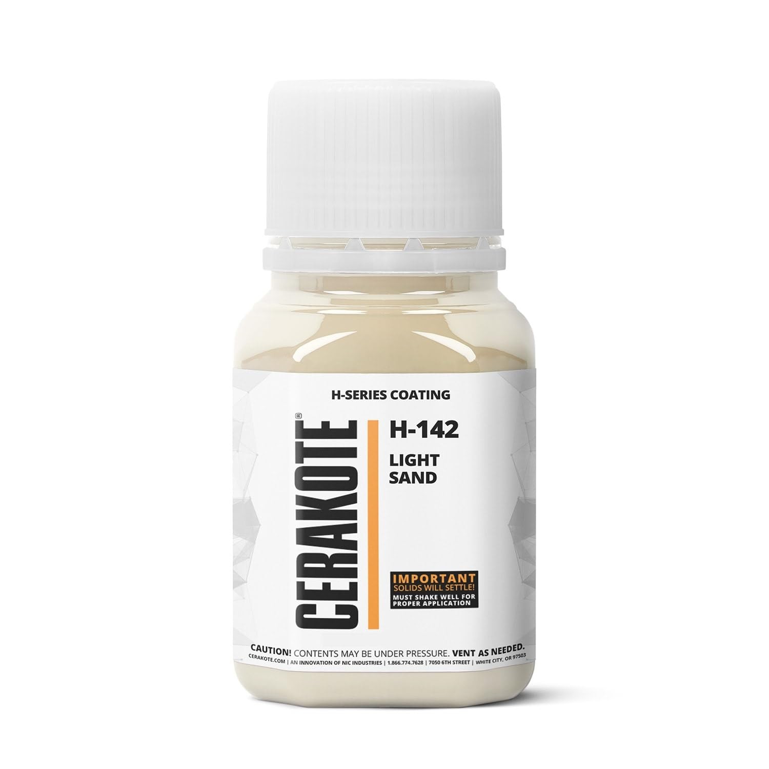 Cerakote H-Series Oven Cure H-142P Light Sand Ceramic Coating (16oz) Part B