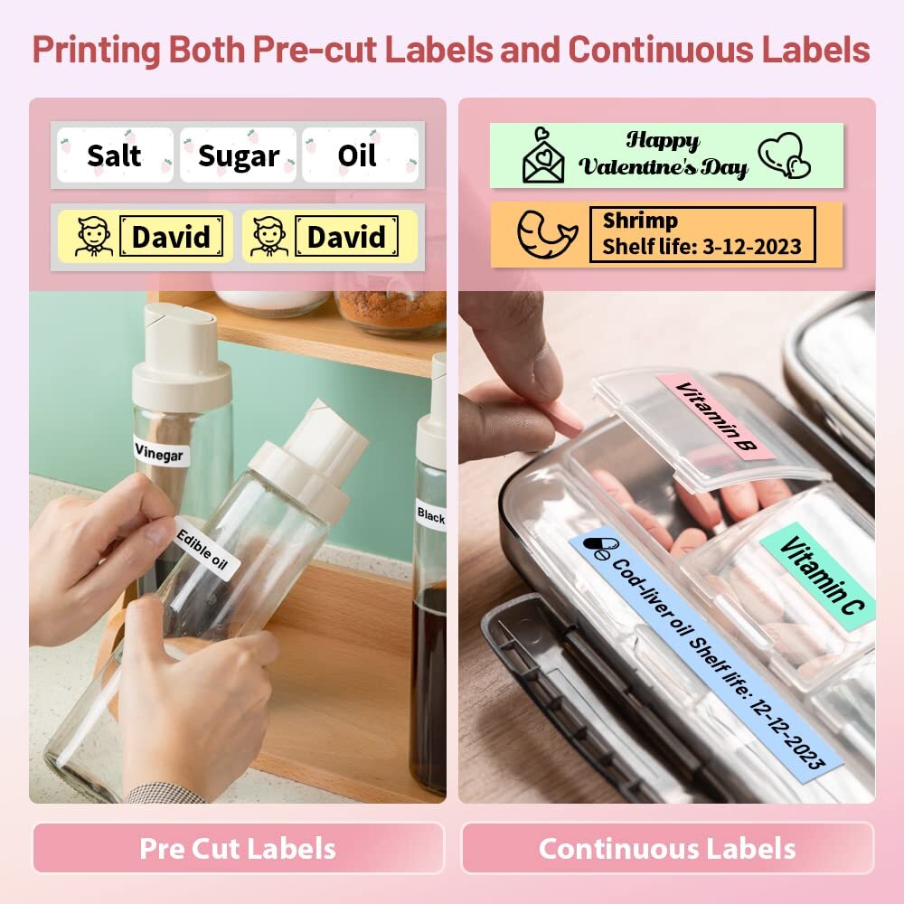 Label Maker Machine D30 Portable Handheld Bluetooth mini Label maker Printer ...