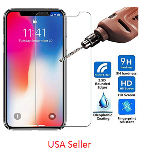 [3-Pack] iPhone Xs Max / XS Anti-Scratch 9H Temper Glass Screen Protector