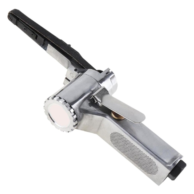 Air Powered Belt Sander With 13 Inch Abrasive Belts Ergonomic Grip 1.5HP Motor