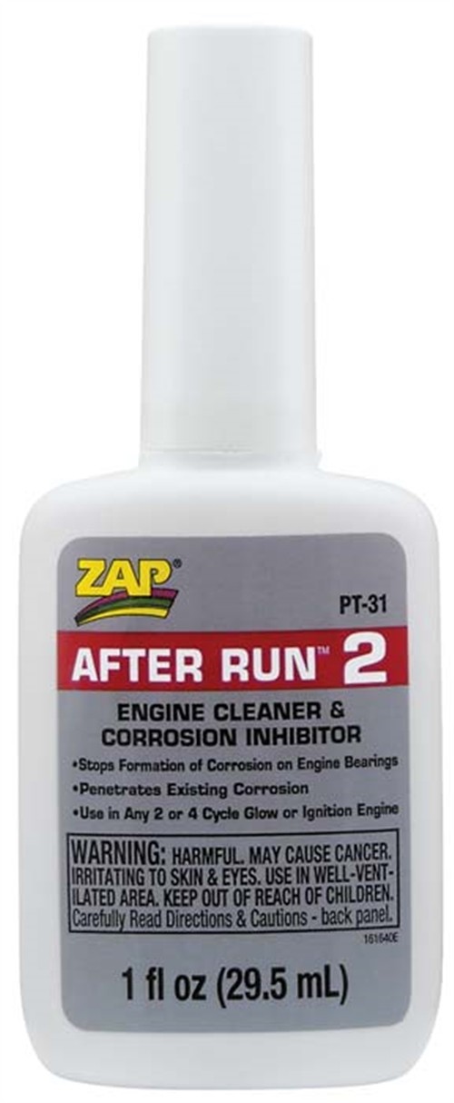 Zap Adhesives PT-31 - After Run Engine Oil, Lubricant, Maintenance, 1 oz