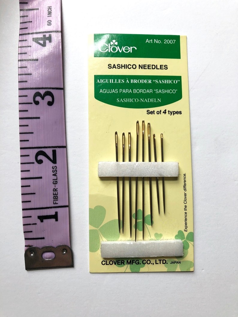 Sashiko Inspired Mending Kit Modern Visible Mending Tool Set