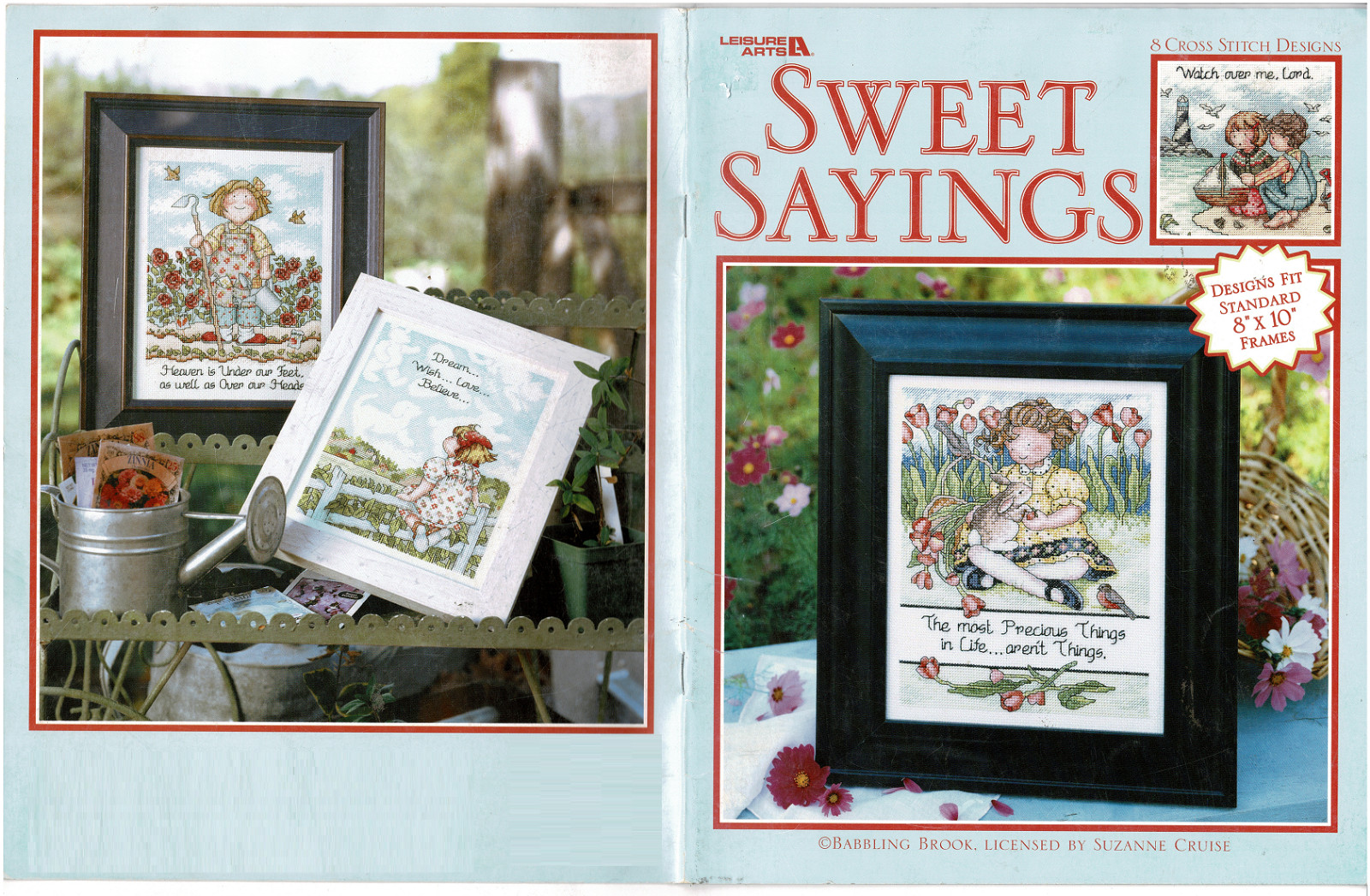 SWEET SAYINGS CROSS STITCH LEAFLET    #3591