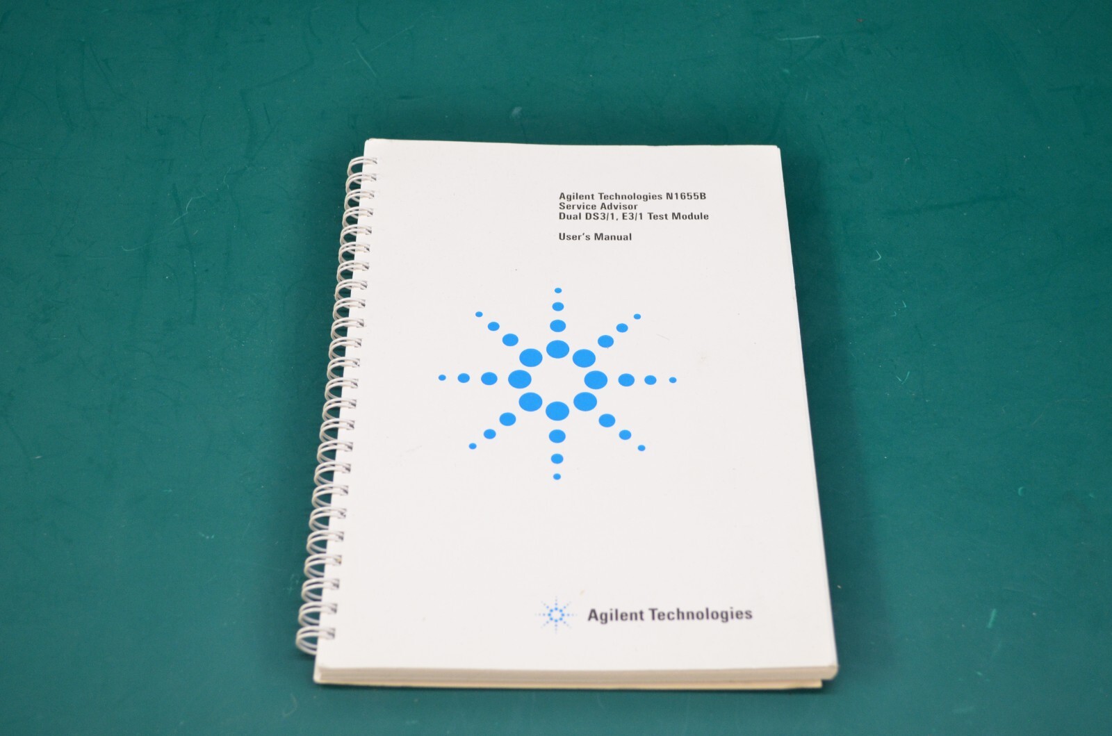 Agilent N1655B Service Advisor Dual DS3/1, E3/1 Users Guide N1655-90000 7/01