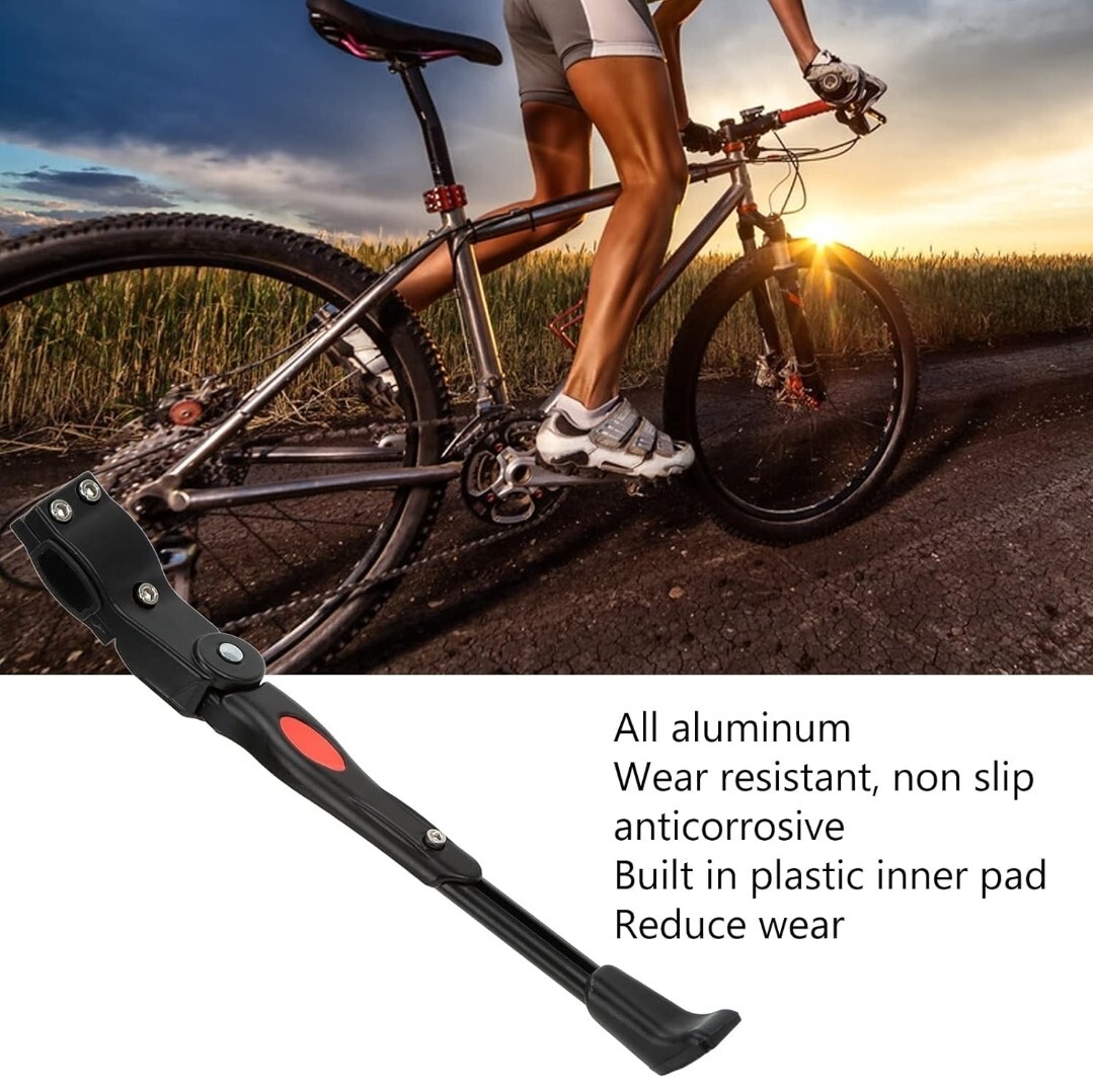 Adjustable Aluminum Alloy MTB Road Mountain Bike Bicycle Kickstand Kick Stand HX