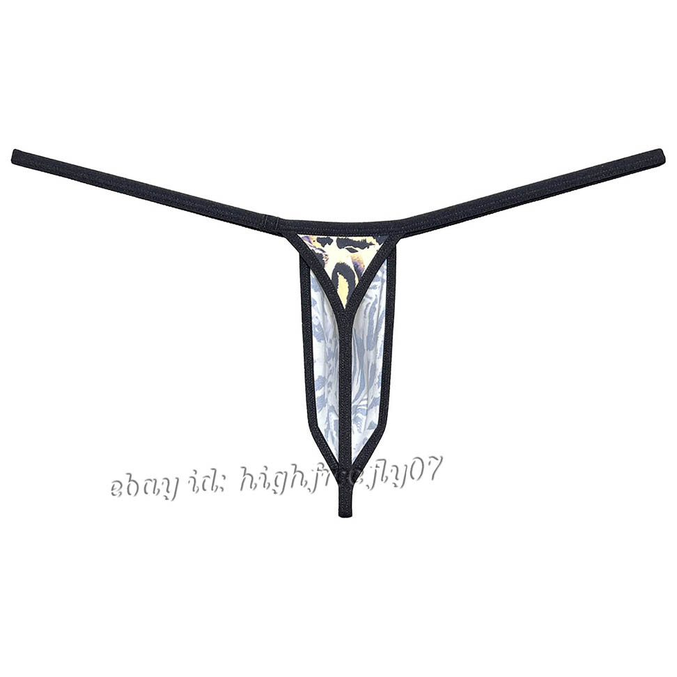 Men's G-String Stretch Underwear Hipster Guy Bulge Pouch Minimum Coverage T-Back
