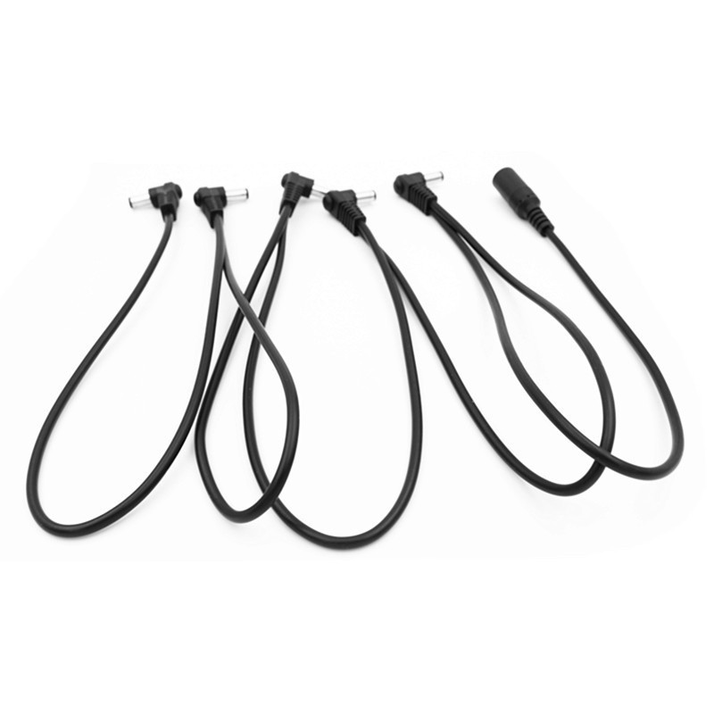 Guitar Effect Pedals 5Way Power Daisy Chain Cables For 9V DC Pedal Power Adapter