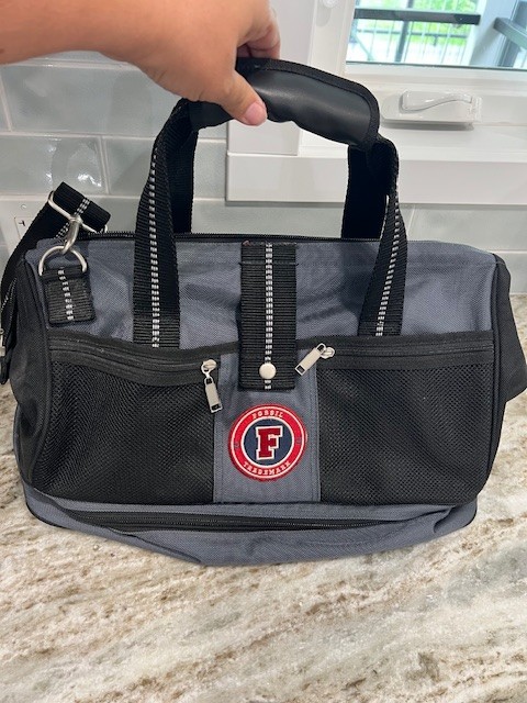 Fossil Trademark Carry On Bag With Lower Compartment Used Only Once