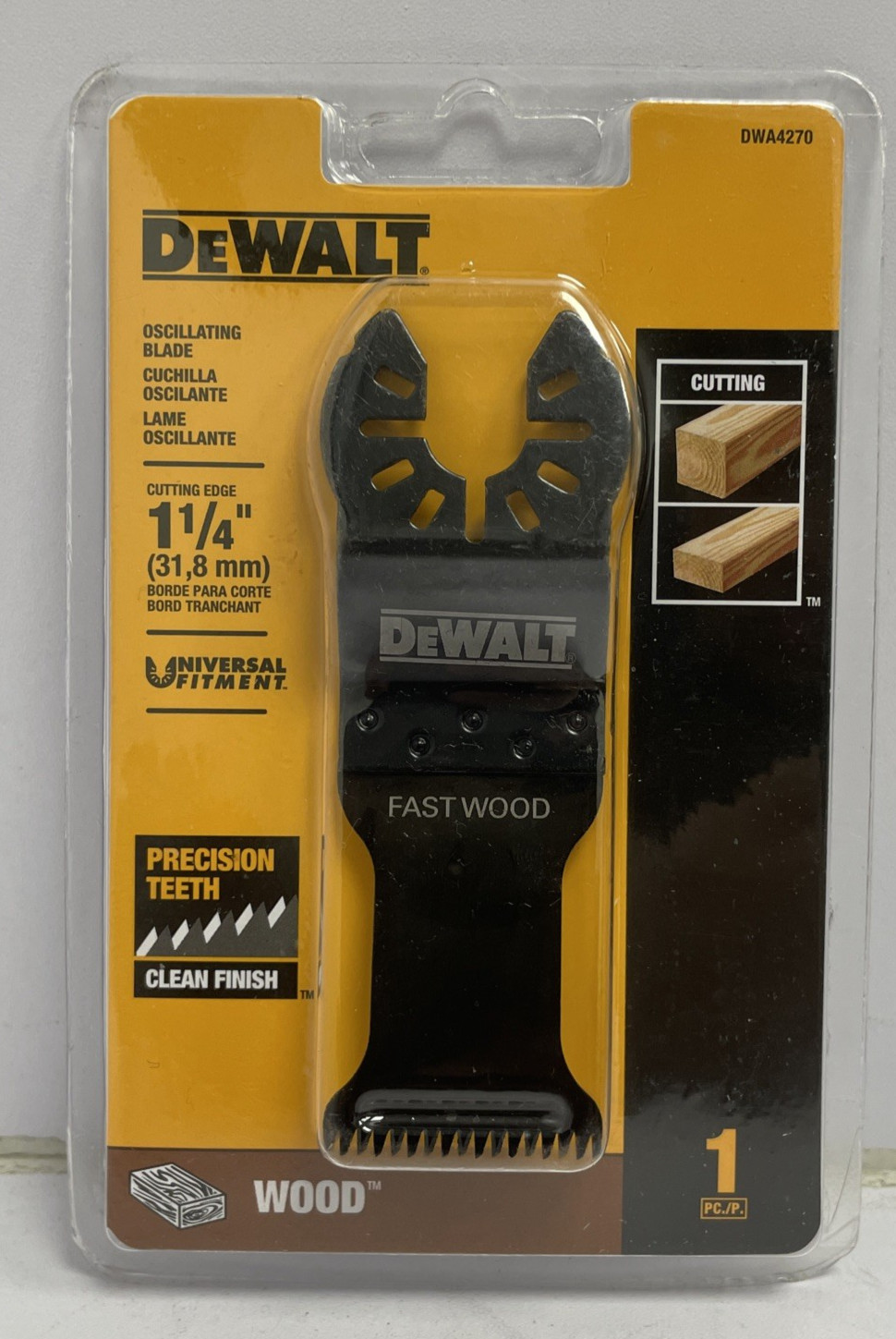 Dewalt Oscillating Blade DWA4270 Wood Cutting