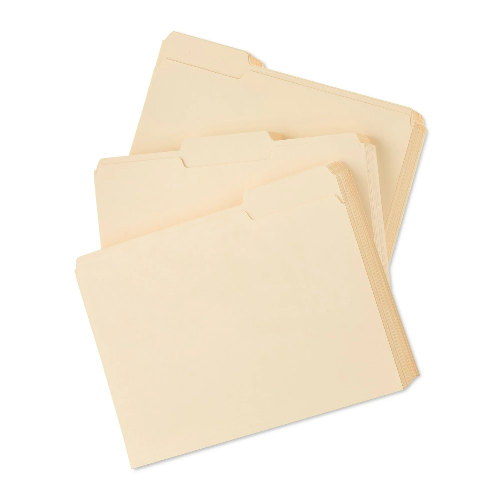 Pen+Gear File Folders, Letter, Manila, 1/3 Cut, 150 Count