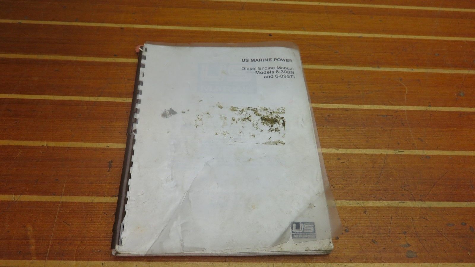 US Marine Power 6-393 Diesel Engine Owners Manual For 6-393N and 6-393TI
