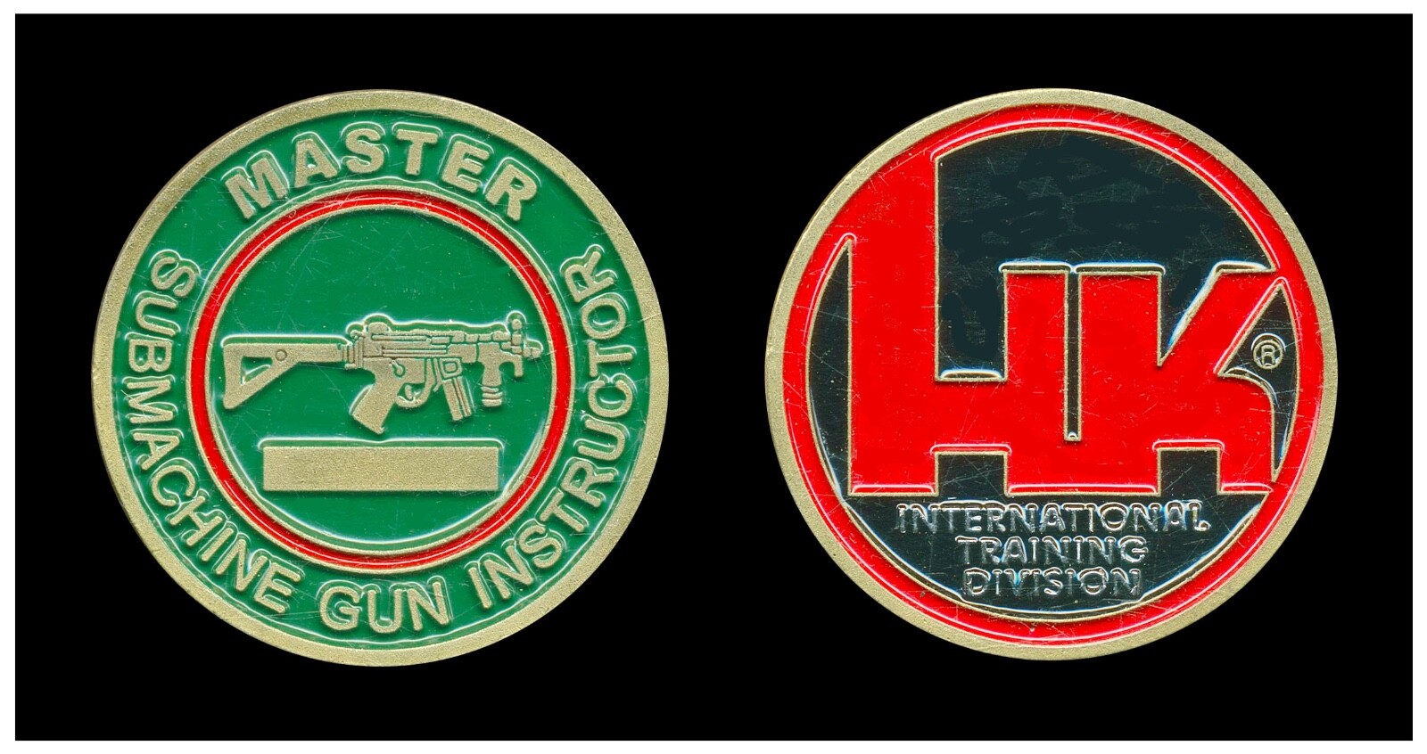 Heckler & Koch HK Master SMG Instructor Challenge Coin M