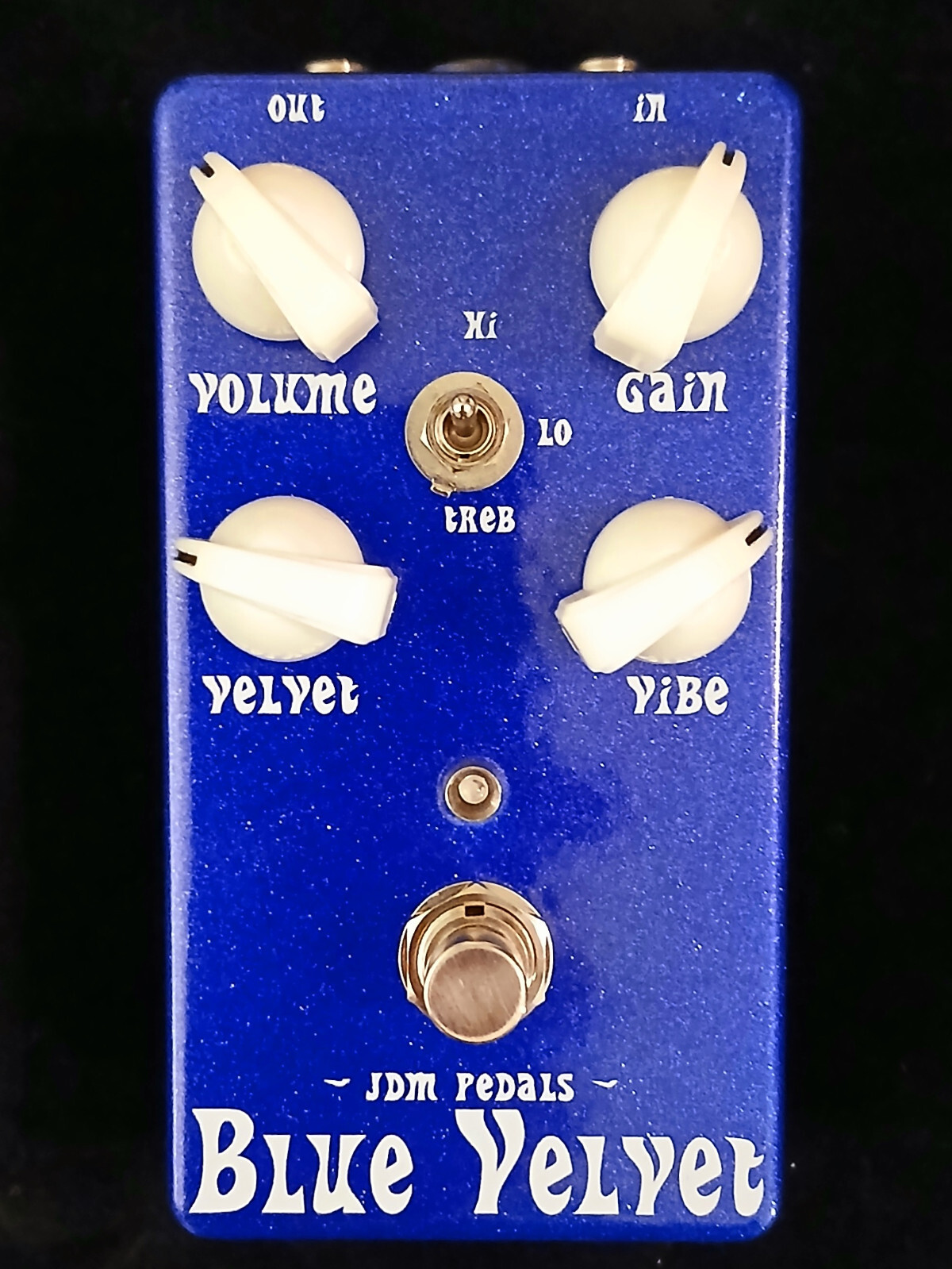 JDM Pedals Blue Velvet | Germanium Fuzzface & Tonebender MK1.5 | 4-knob version