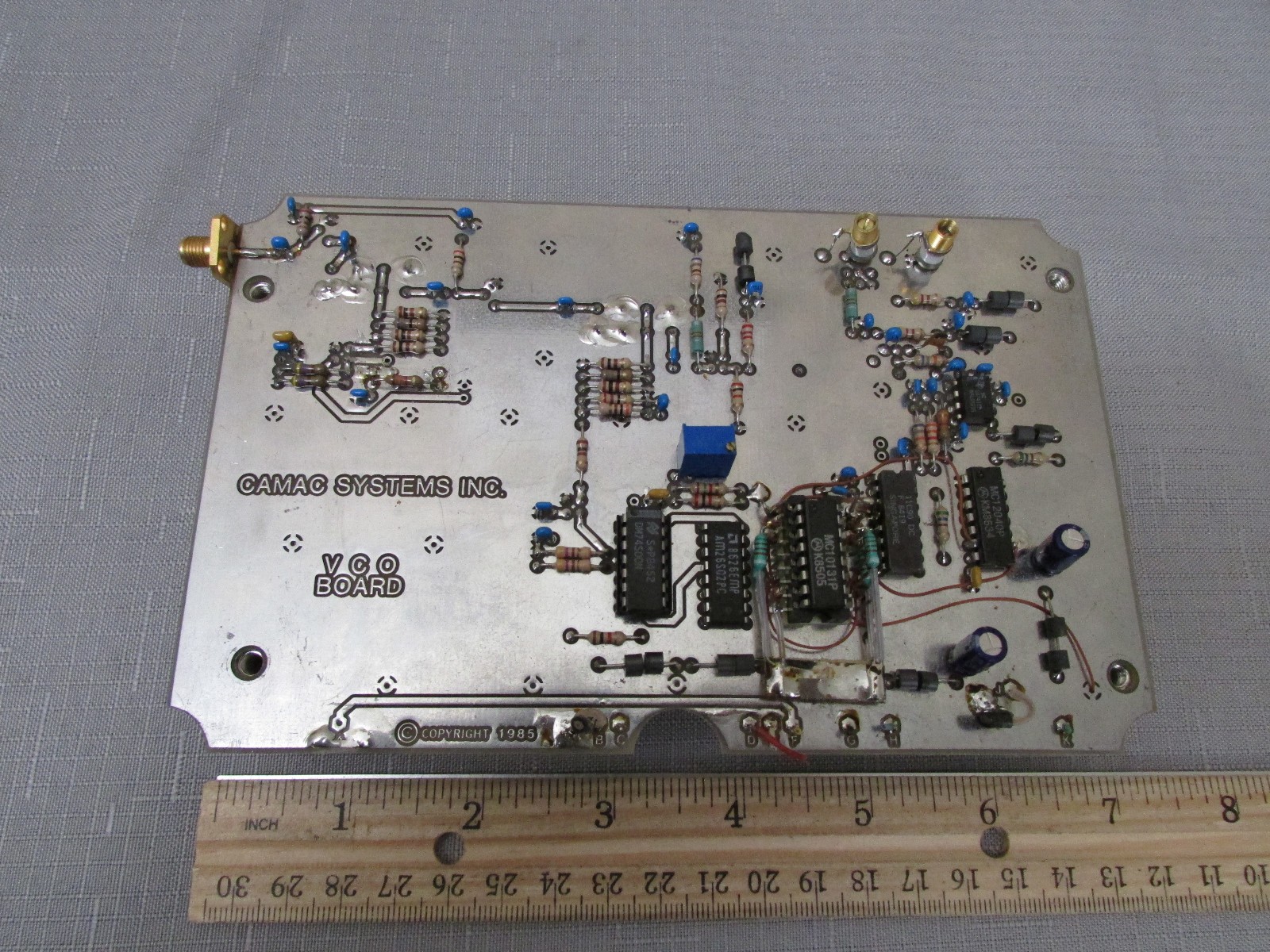 CAMAC Systems VCO Circuit Board RF Microwave Variable Oscillator