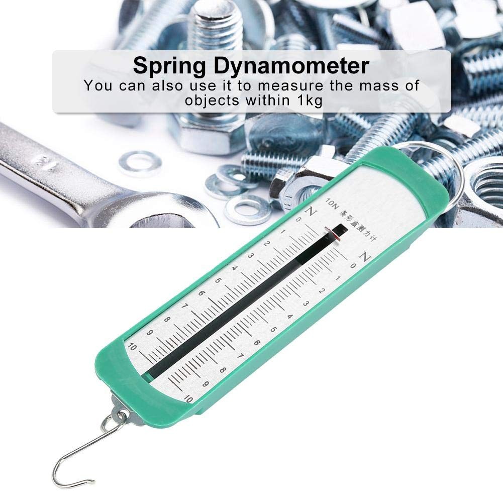 Newton Force Meter Spring Scale - Maximum Capacity 10N, 1 kg, Dual Scale Labe...