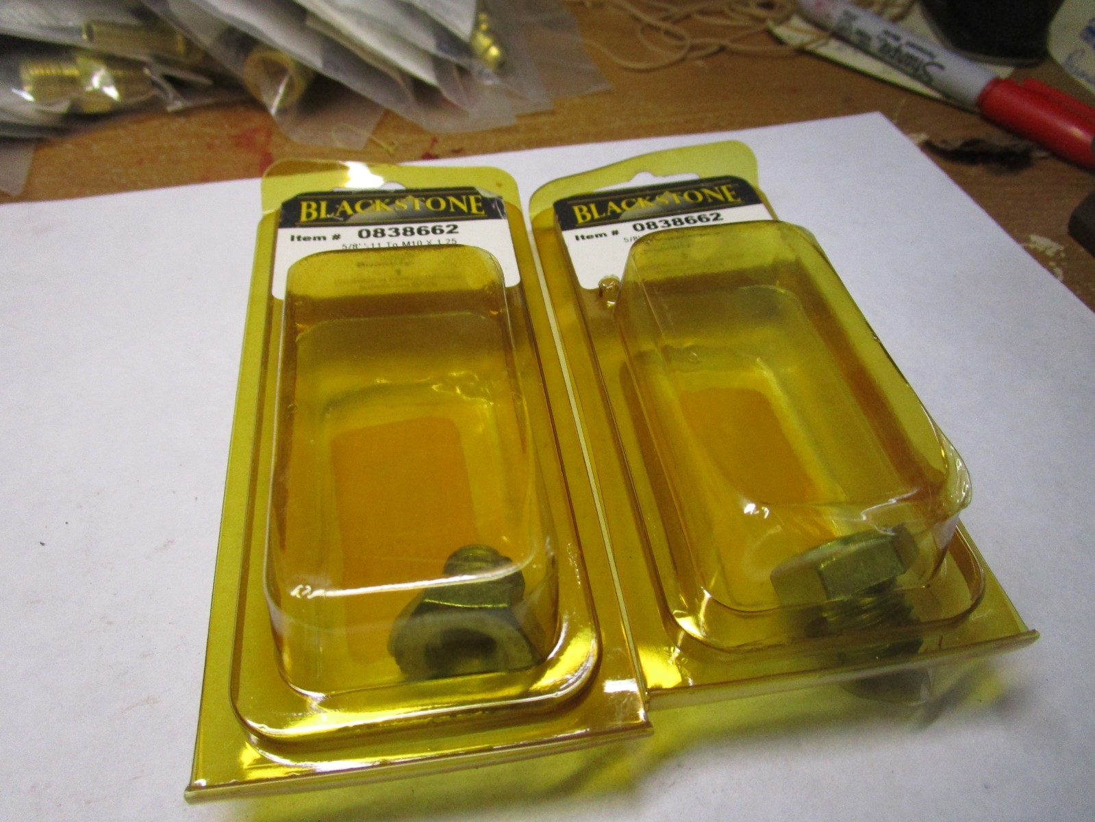 5/8"-11 to M10x1.25 Blackstone® Adapter QTY 2