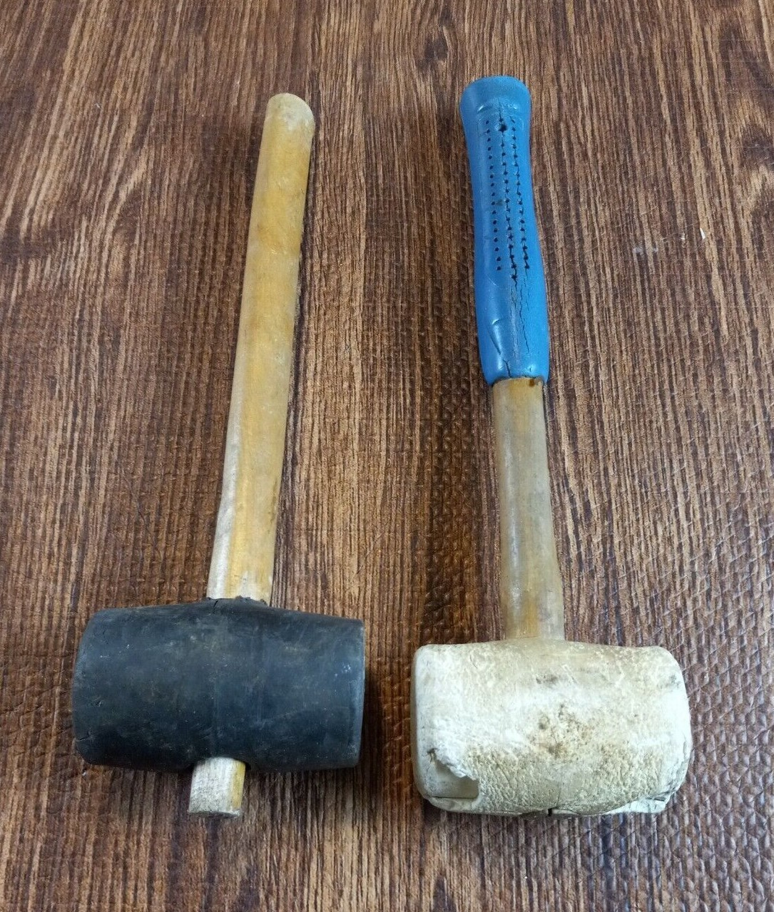 Pair of Double Faced Rubber Mallets Vintage