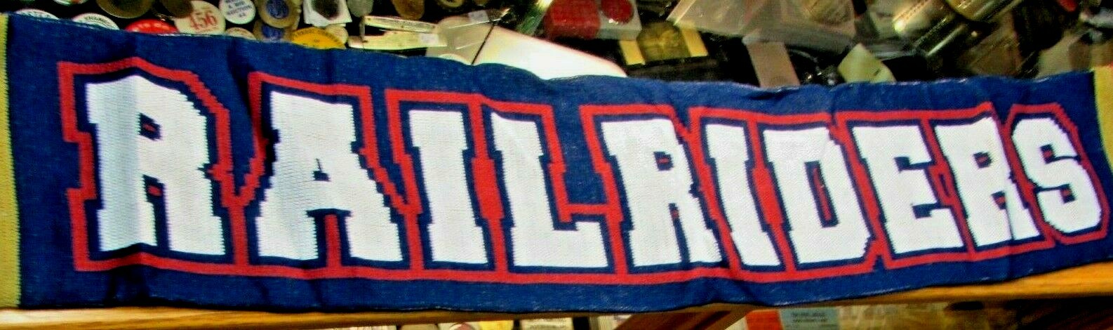 SCRANTON / WILKES-BARRE PA - RAILRIDERS - 5 FT SCARF - MINT UNUSED