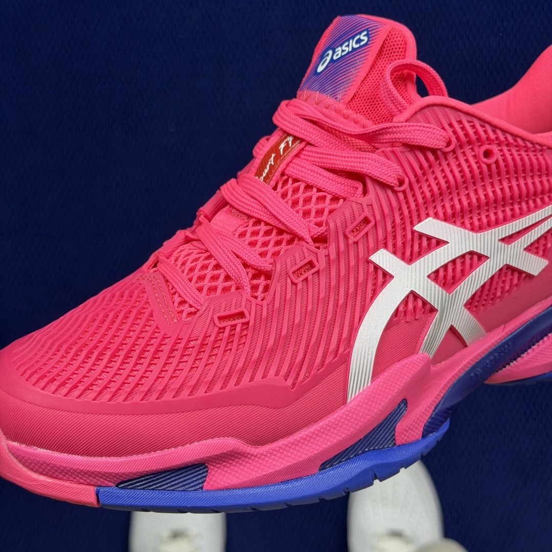 ASICS Court FF 3 Novak Bright Rose White 1041A220-700 Men's Size 4-11.5