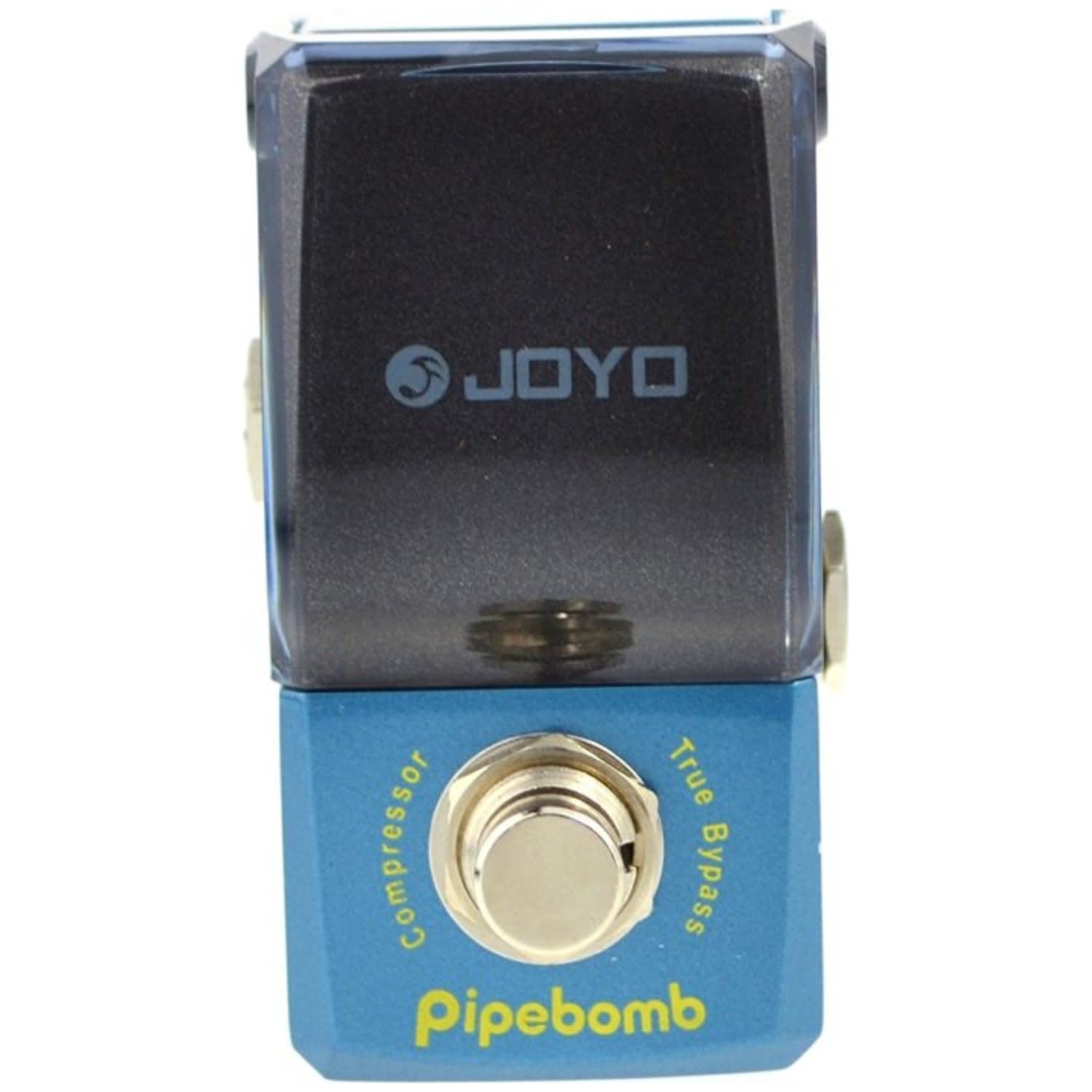 Joyo JF-312 Pipebomb Compressor True Bypass Mini Pedal w/ Patch Cables