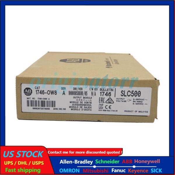 NEW Allen-Bradley 1746-OW8 /A SLC 500 8-Point Relay Output Module SEALED