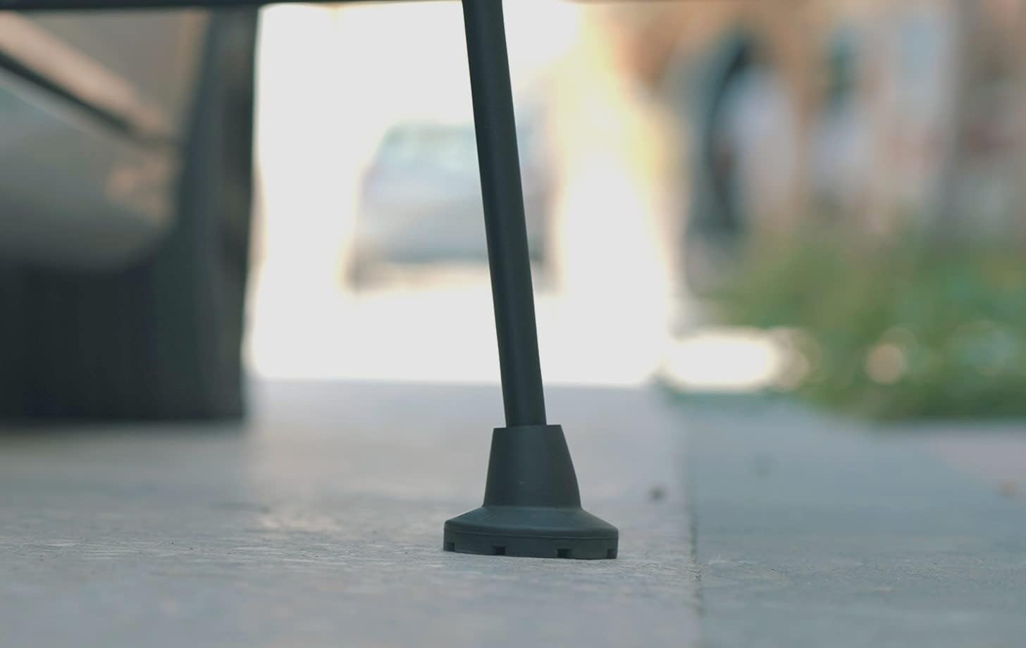 Wide Base 3/4 Inch Rubber Crutch Tips - Non-Slip & Cushioned for Maximum Support