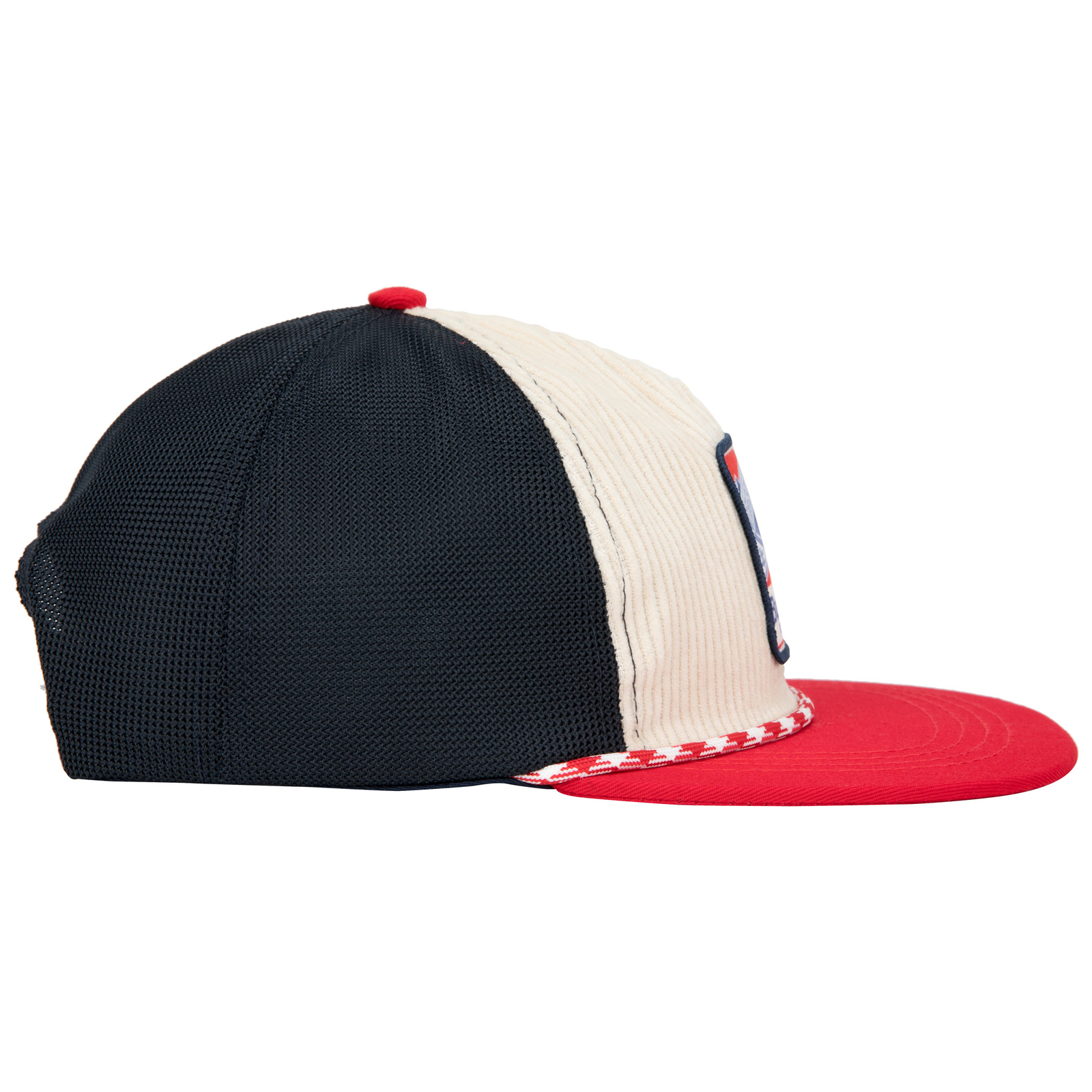 Budweiser Label Multi Color Cotton Twill Rope Hat Multi-Color