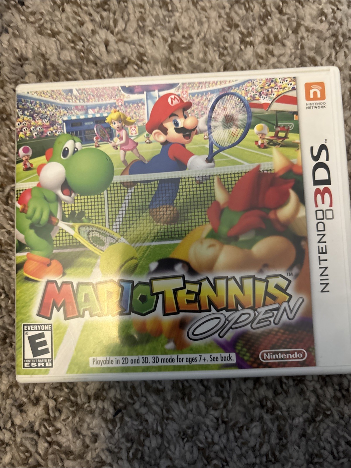 Mario Tennis Open Nintendo 3DS GAME + MANUAL ONLY - NO GAME INCLUDED