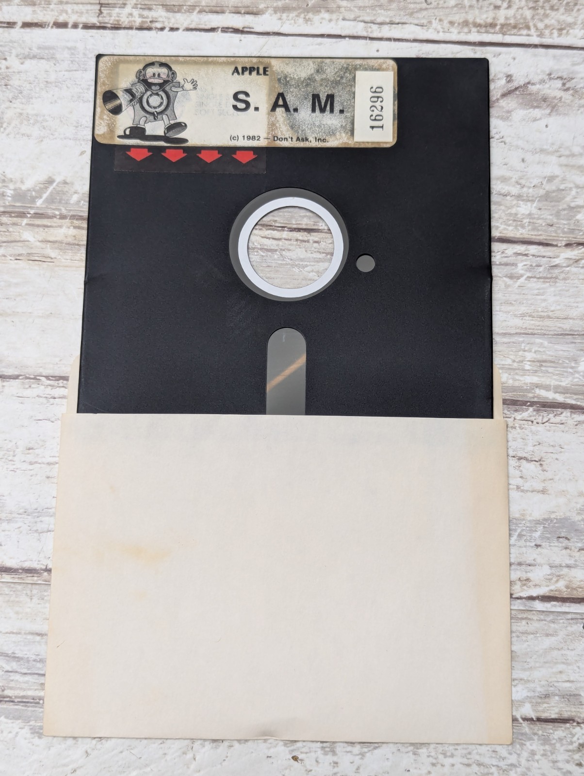 1982 Tronix SAM Software Automatic Mouth Apple II Disk Only Don't Ask
