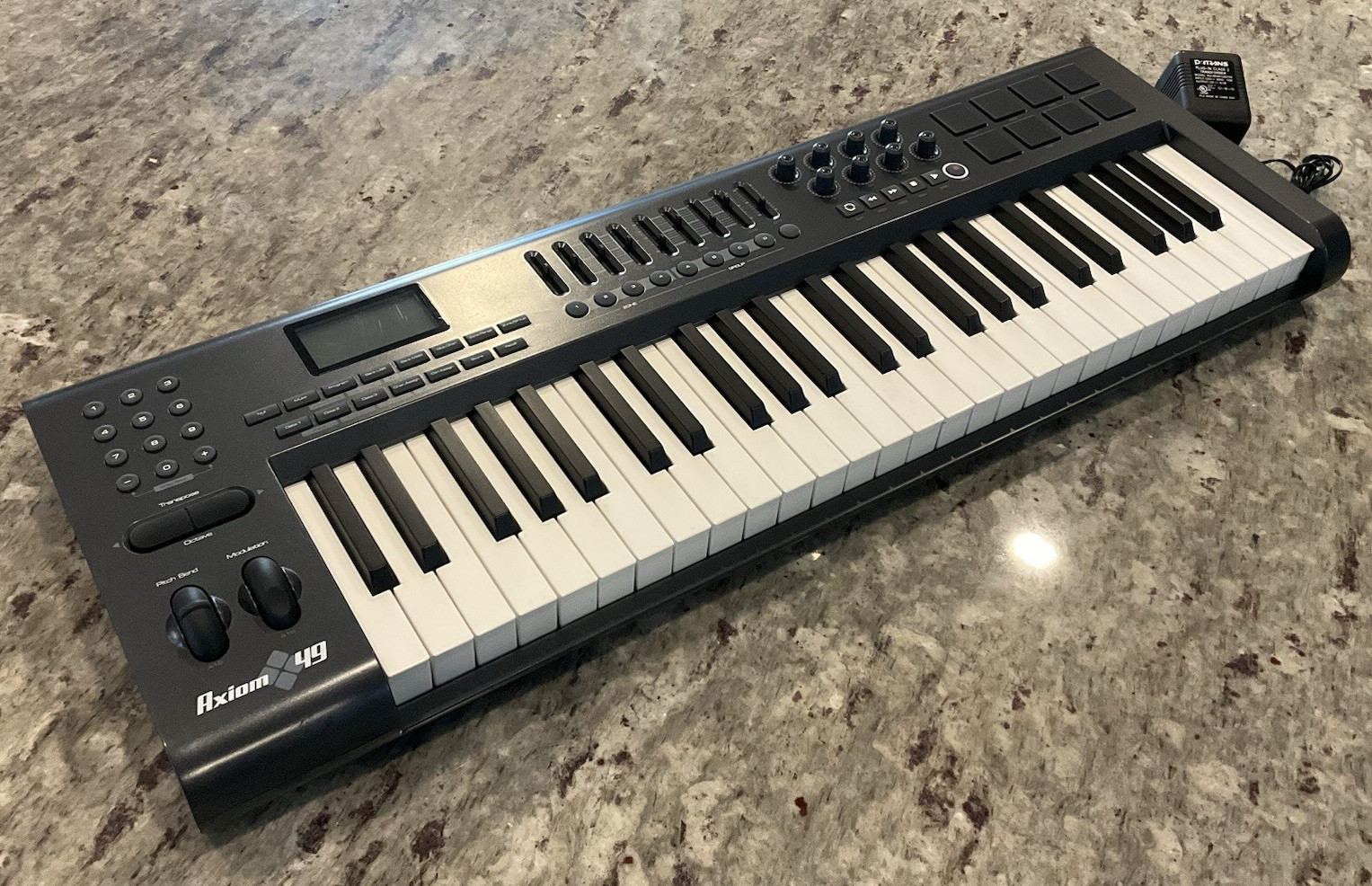 M-Audio Axiom 49 Key MIDI Keyboard Controller Black w/ Power Supply
