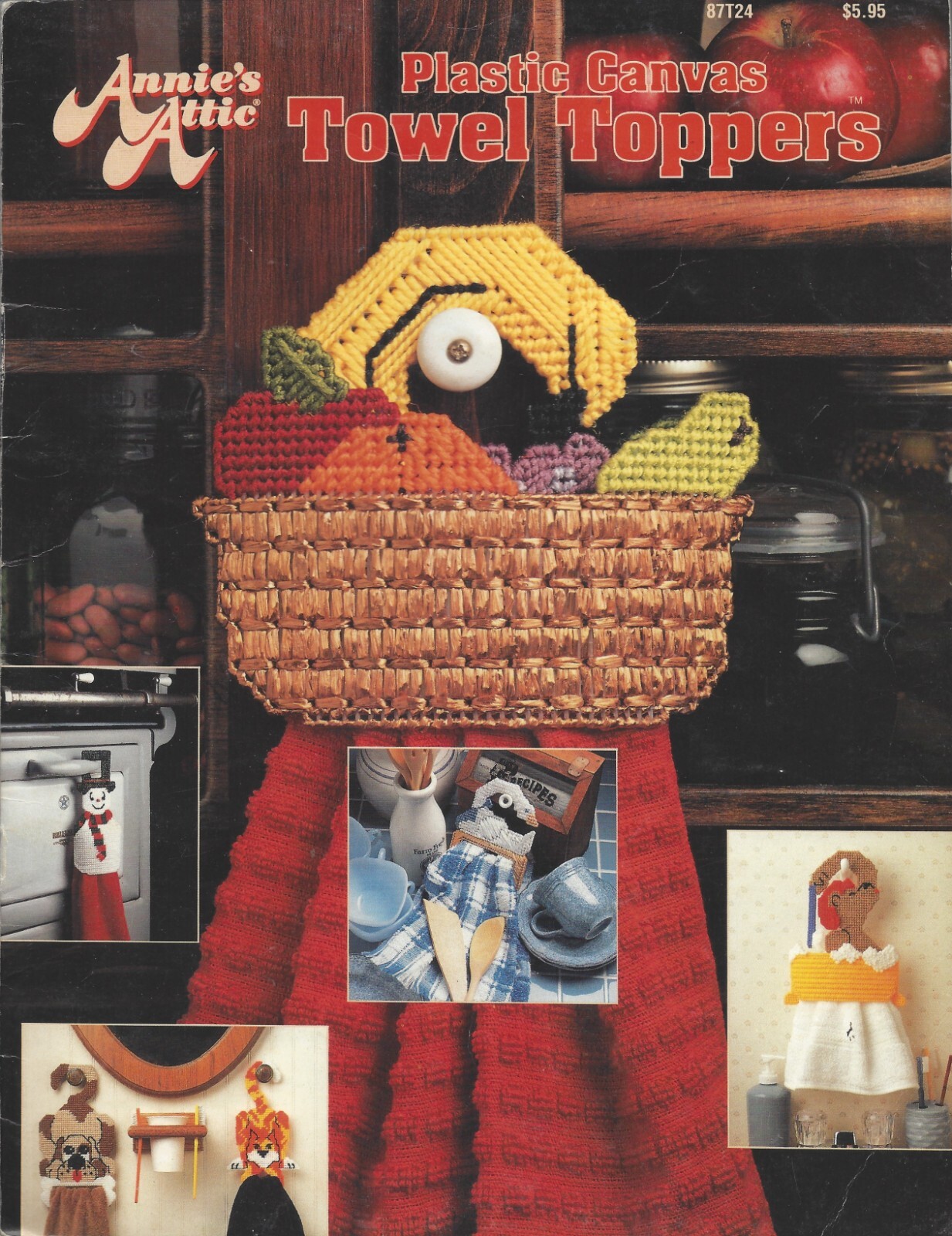 Plastic Canvas Towel Toppers ~ Annie's Attic Leaflet 87T24