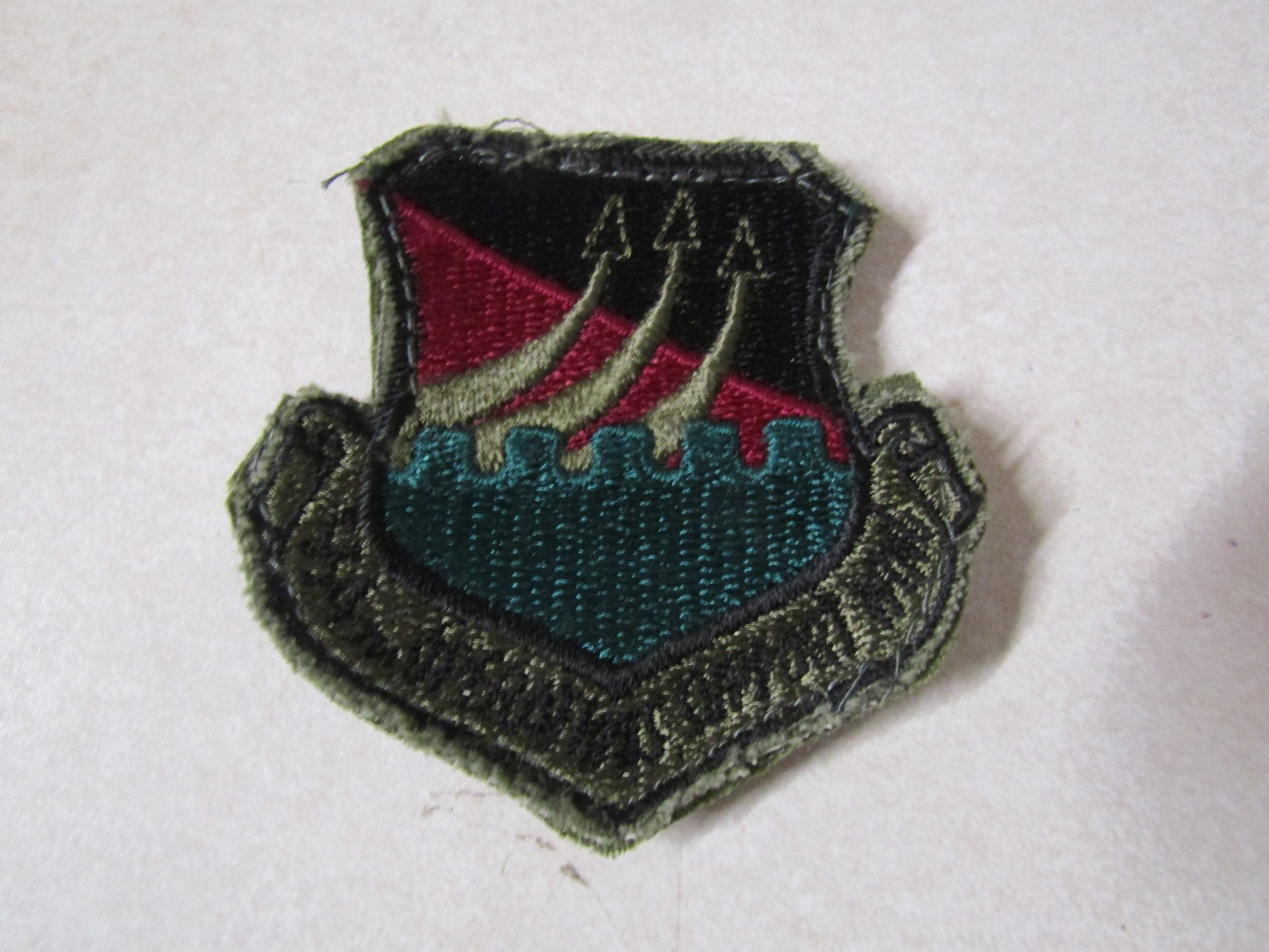 MILITARY PATCH OLDER US AIR FORCE HOOK & LOOP 554TH OPERATIONS SUPPORT WING