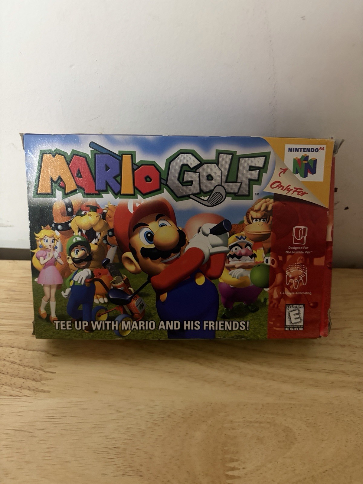 VTG Nintendo Mario Golf Nintendo 64 N64 Original Box  Manuals Only (No Game)