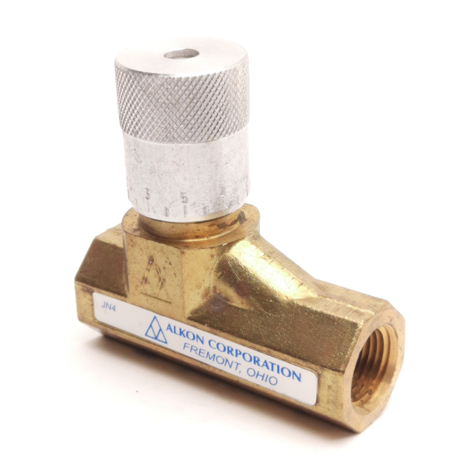 Alkon JN4 Hydrualic Flow Control Valve, Brass, 1/2in NPT Female, 1750LPM