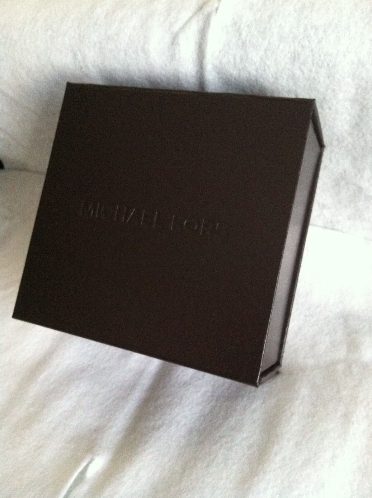 Michael Kors Jewelry Gift Box Brown Faux Leather