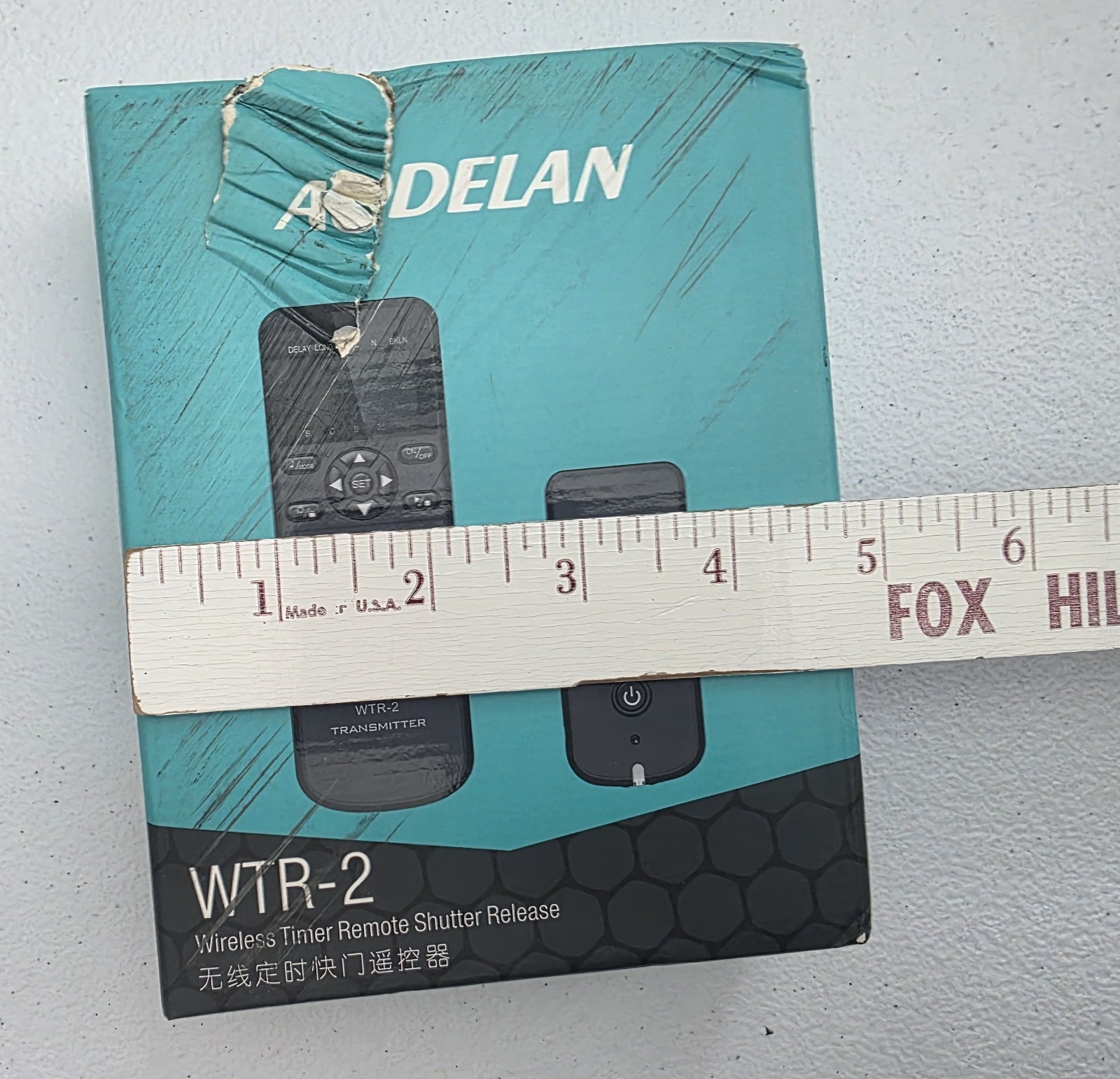 Open Box New Aodelan WTR-2 Wireless Timer Remote Shutter Release For Cameras