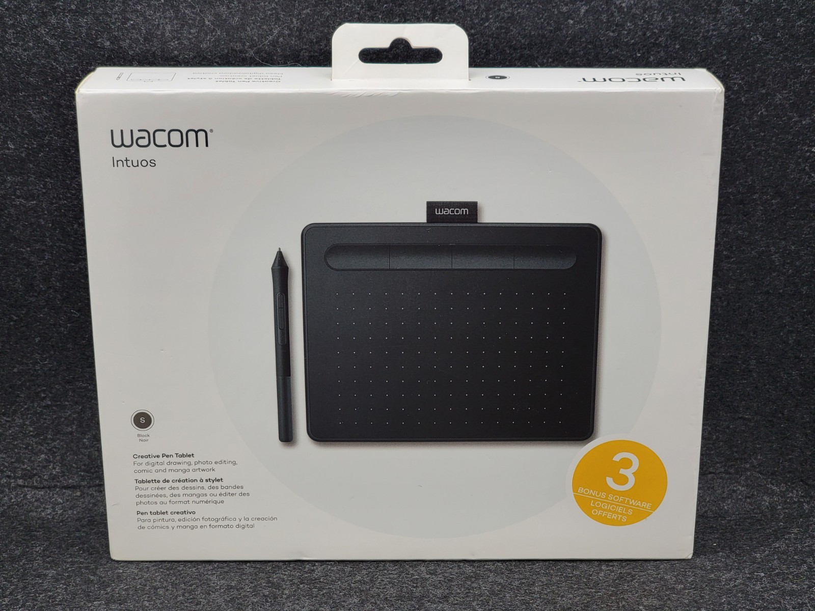 Wacom Intuos Graphics Drawing Tablet 7.9"x 6.3", Black, CTL4100 [Brand New]