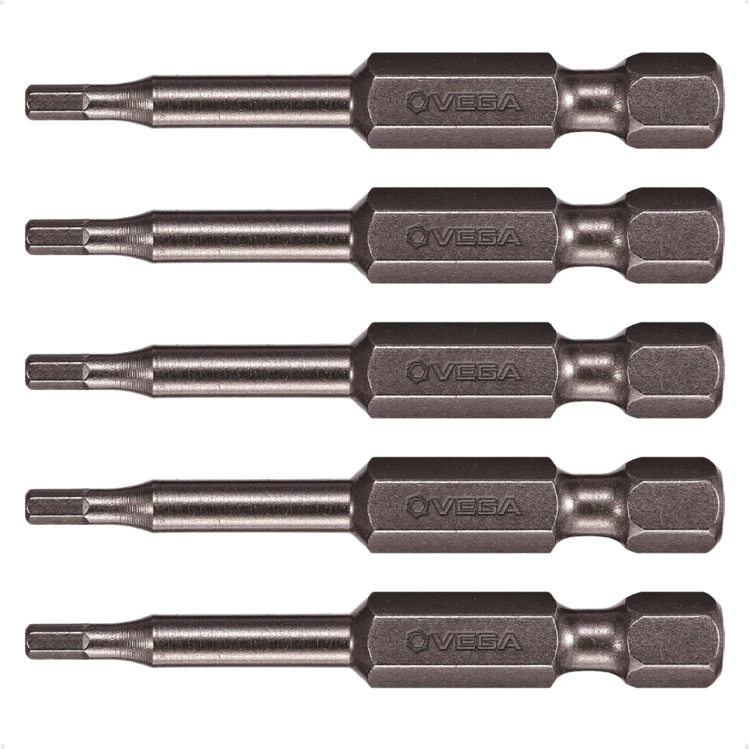 VEGA 7/32" Hex Screwdriver Bits. Professional Grade Allen 7/32 inch