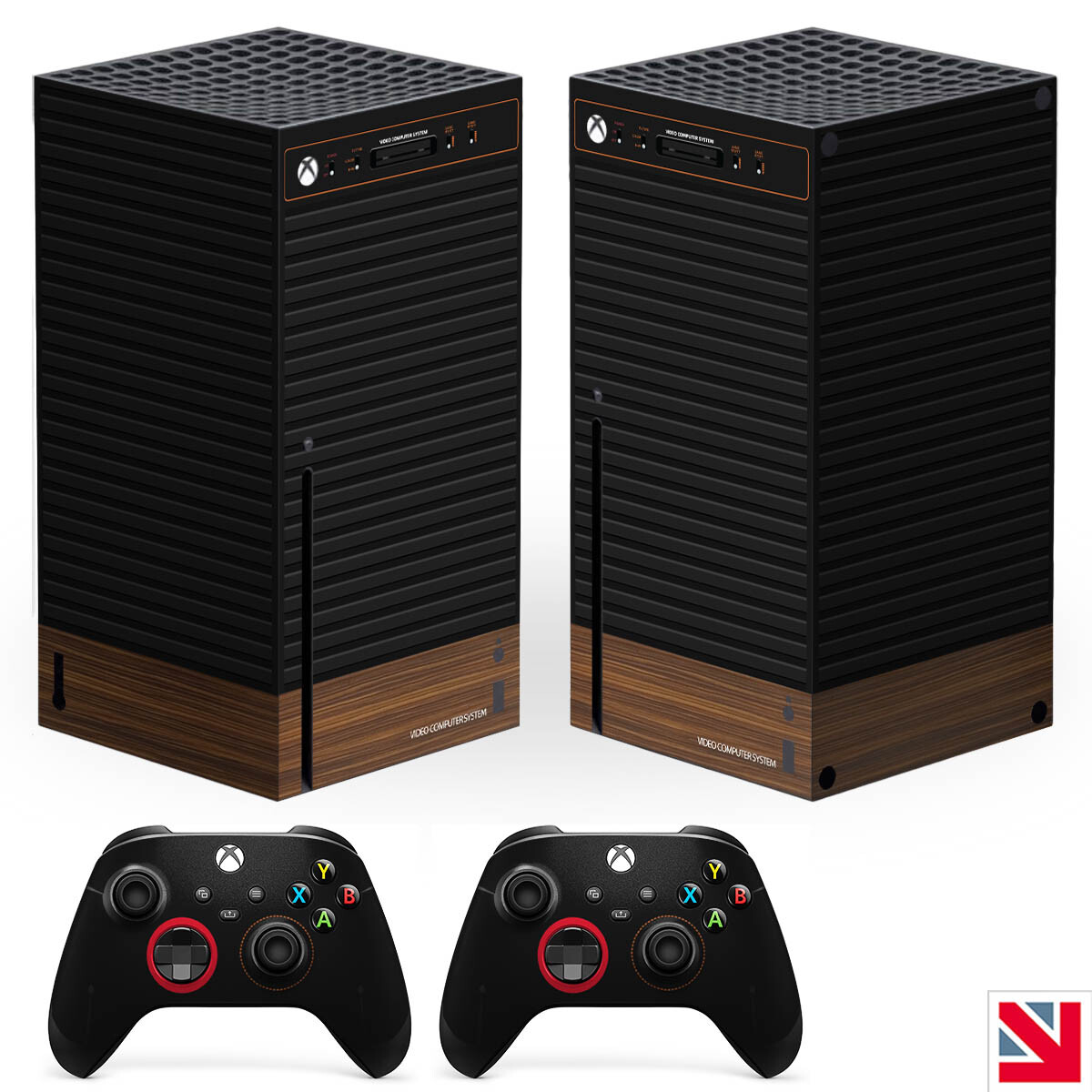 Retro Atari Style XBOX SERIES X Skin Decal Vinyl Console Wrap