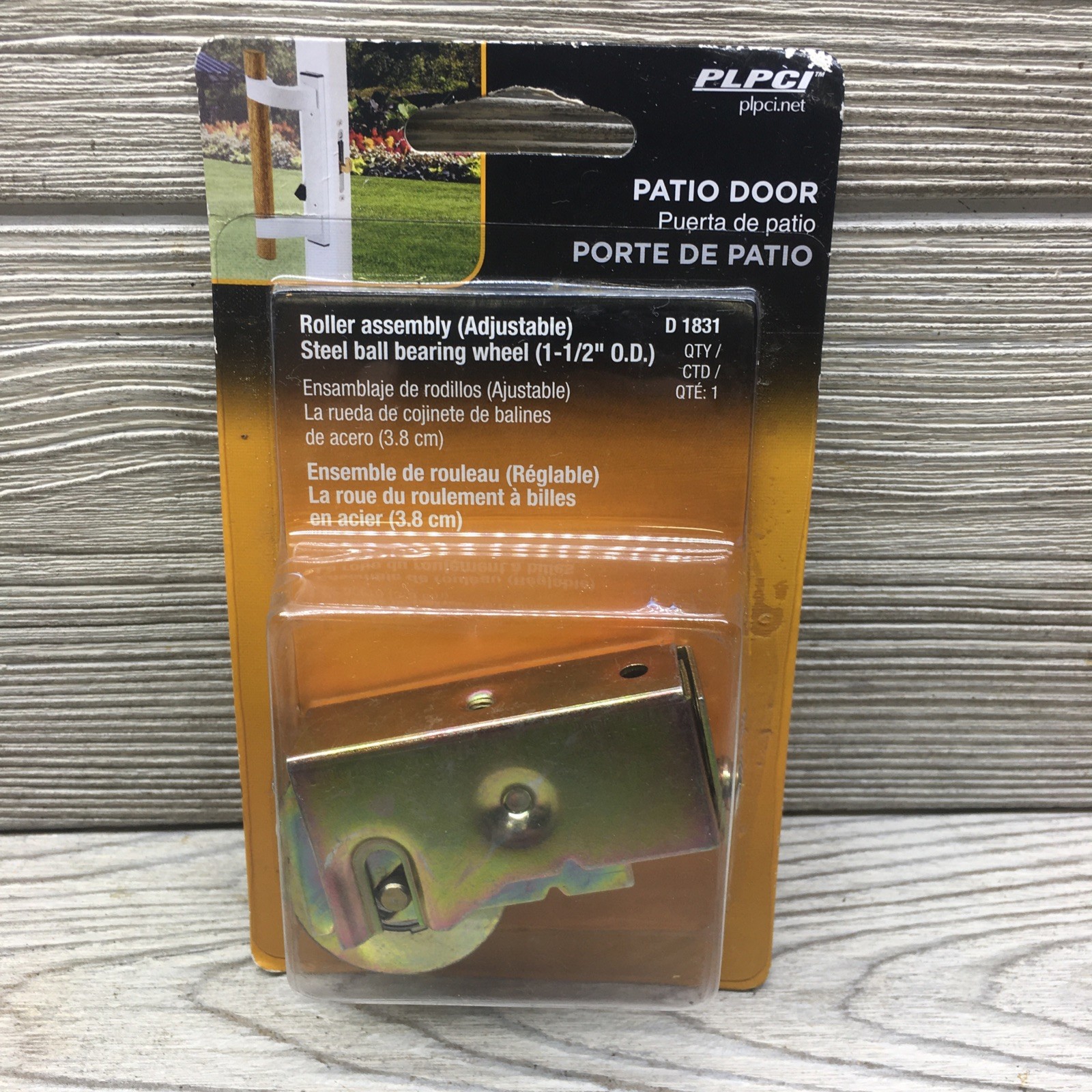 Prime-Line D-1831 USA Patio Door Steel Roller Assembly Replacement Hardware