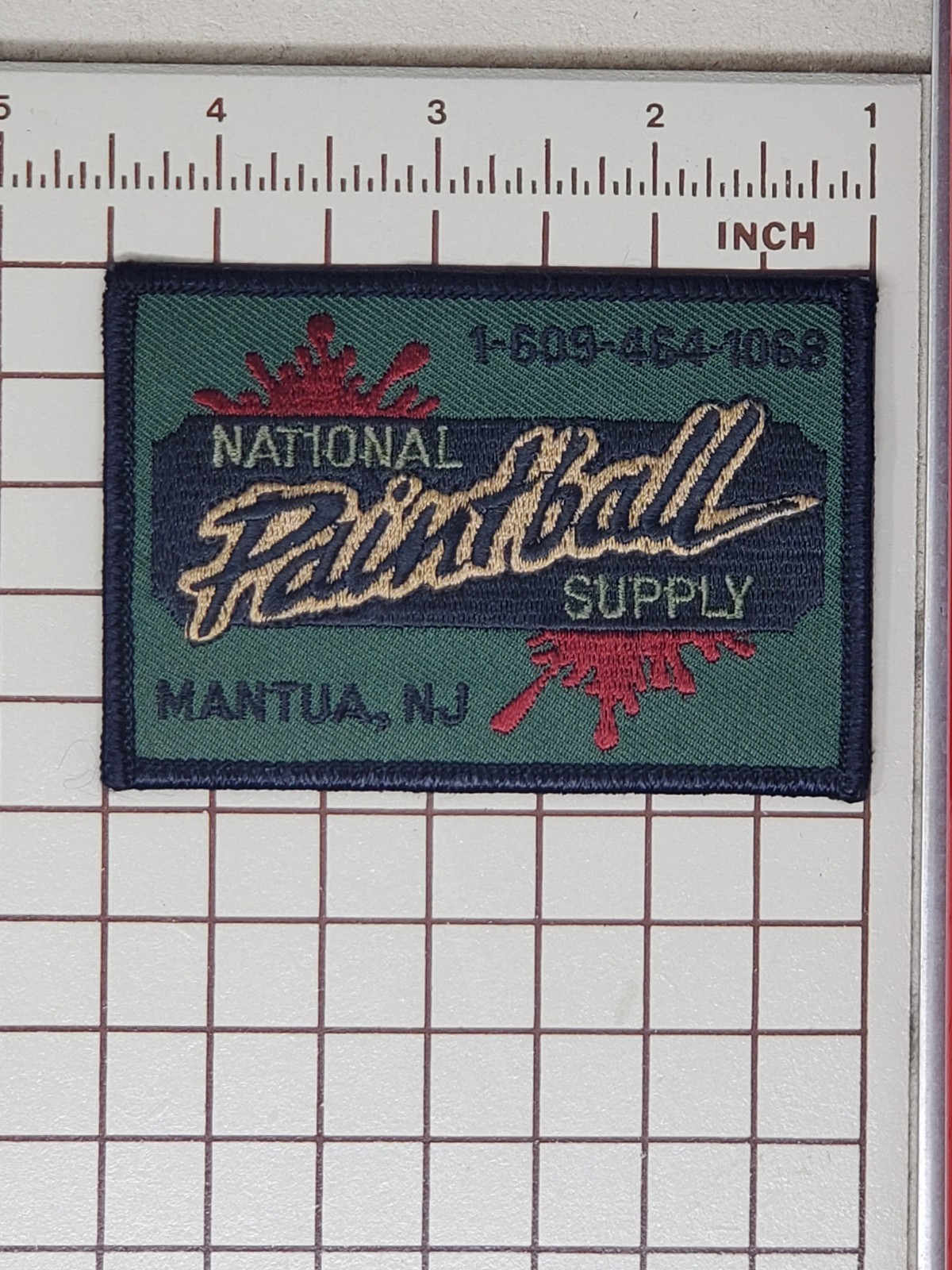 Early 90s Paintball Patch - National Paintball Supply Mantua New Jersey FULL